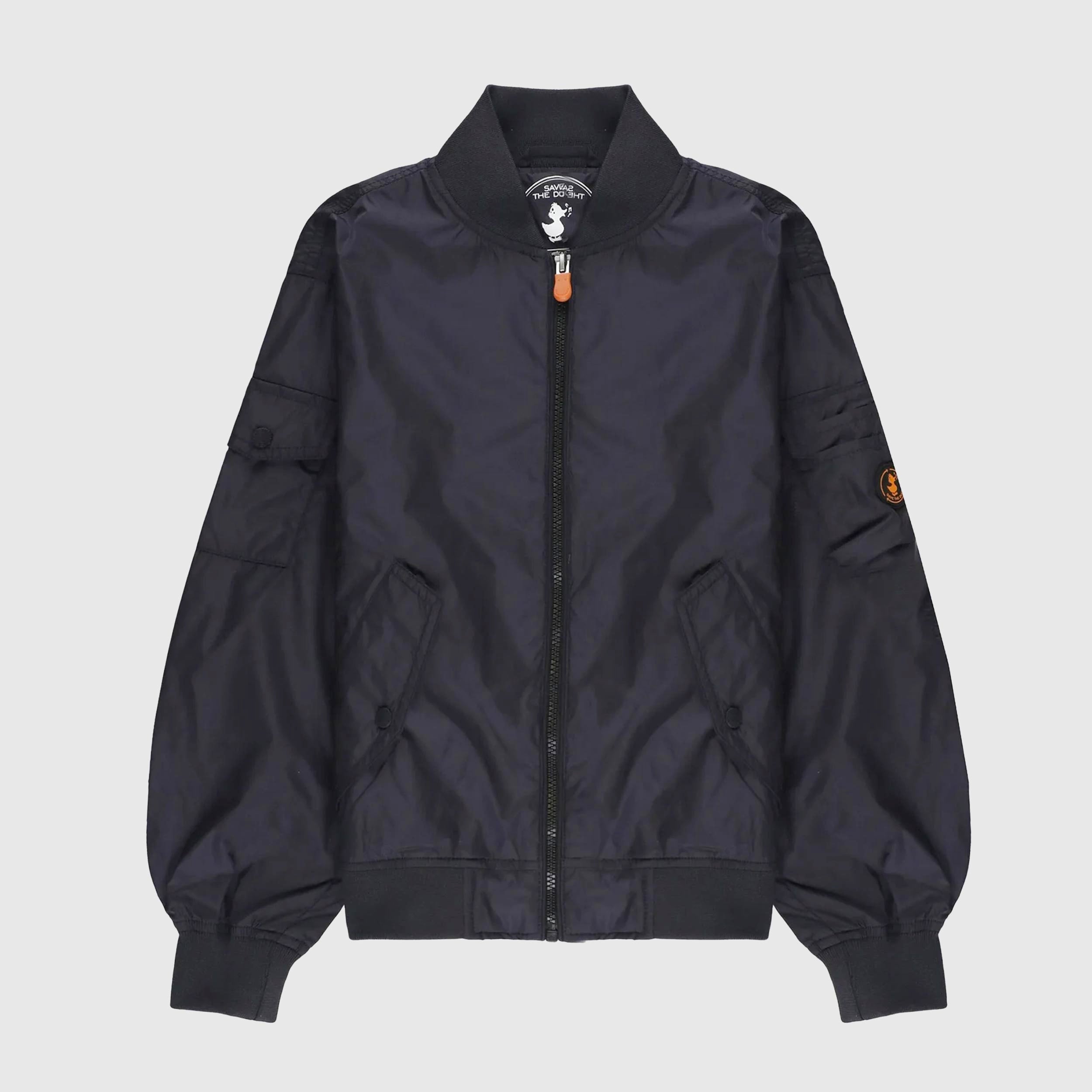 SAVE THE DUCK Branded Navy Blue Waterproof Bax Jacket
