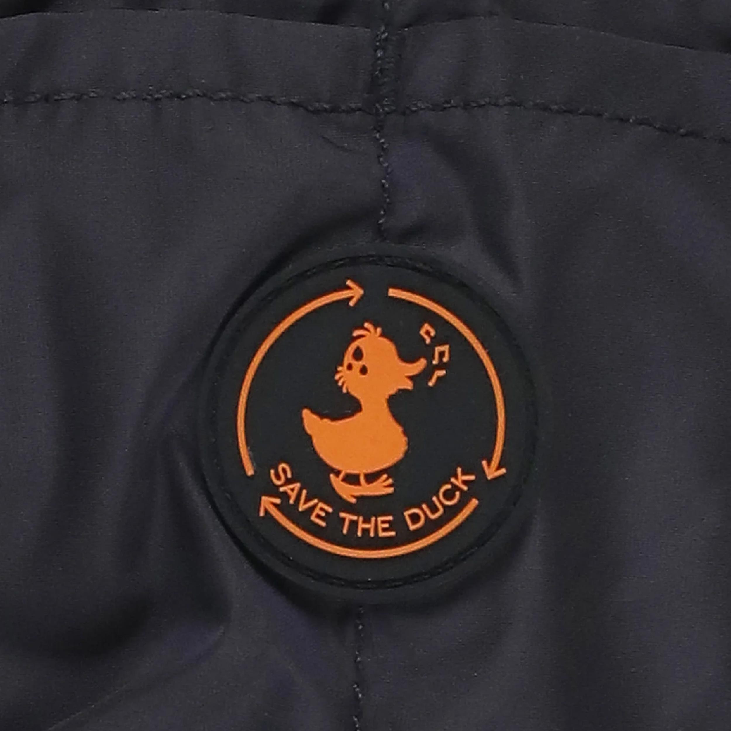 SAVE THE DUCK Branded Navy Blue Waterproof Bax Jacket