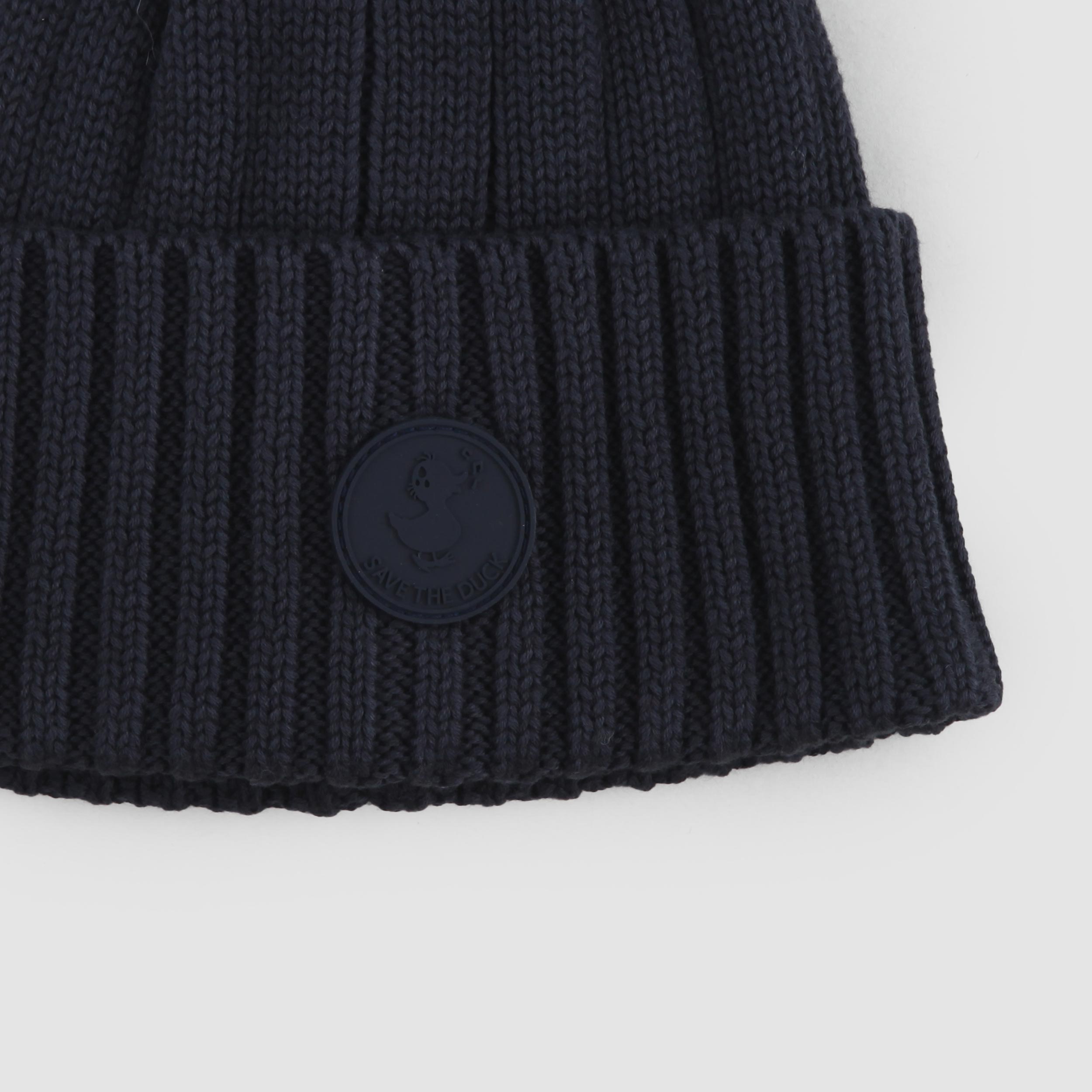 Berretto Blu Doyle Con Logo Firmato SAVE THE DUCK