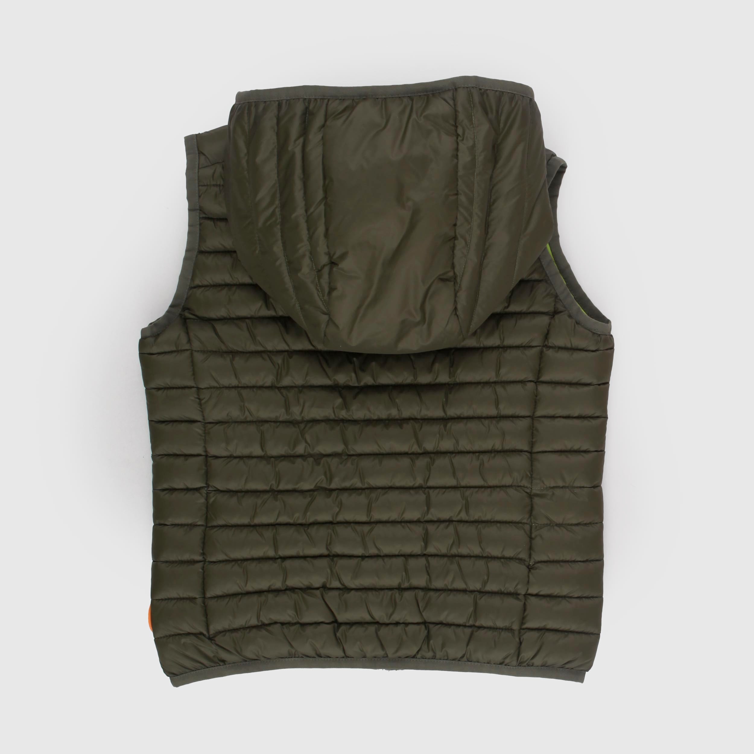 SAVE THE DUCK Cupid Green Gilet with Contrast Lining