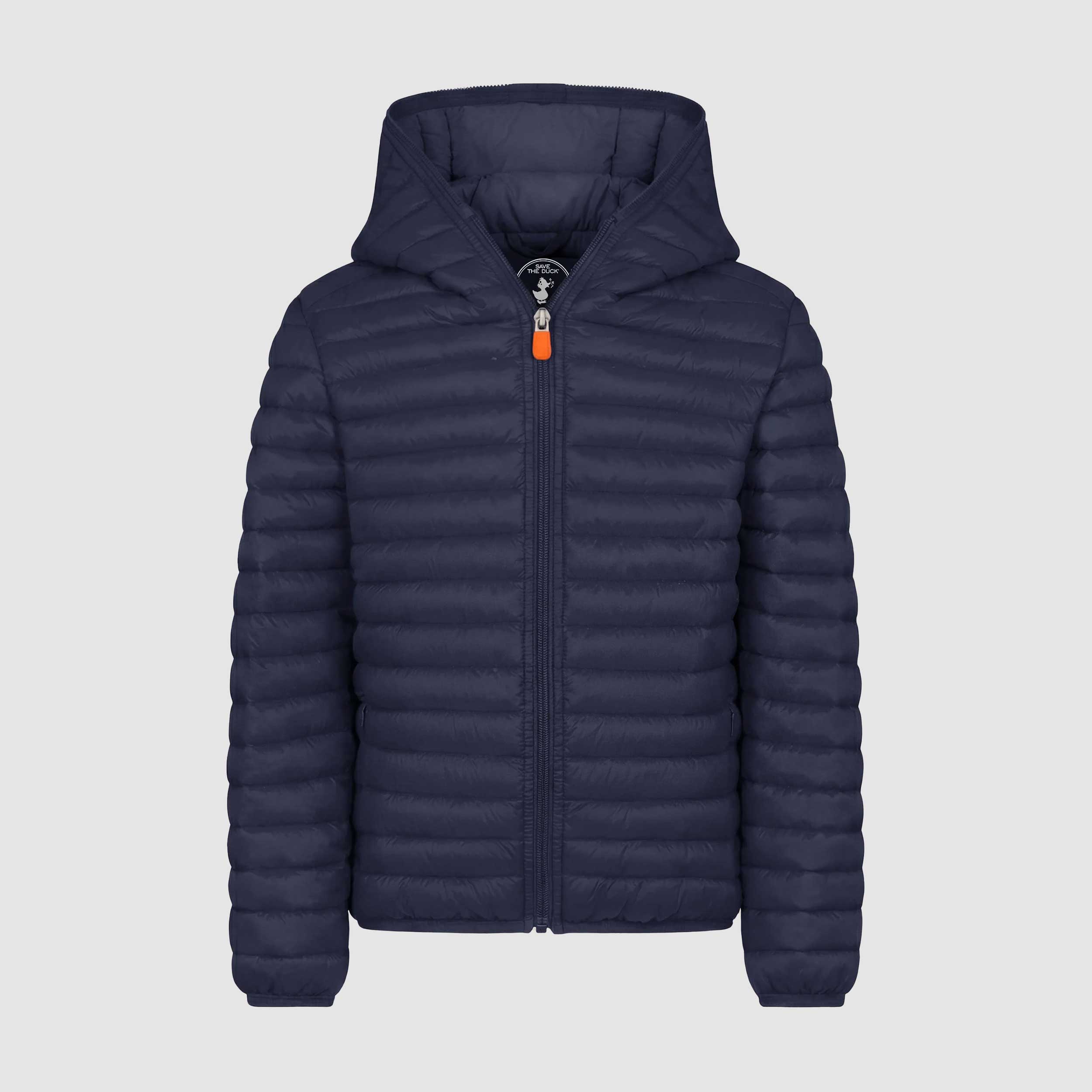 SAVE THE DUCK Branded Huey Model Navy Blue Down Jacket