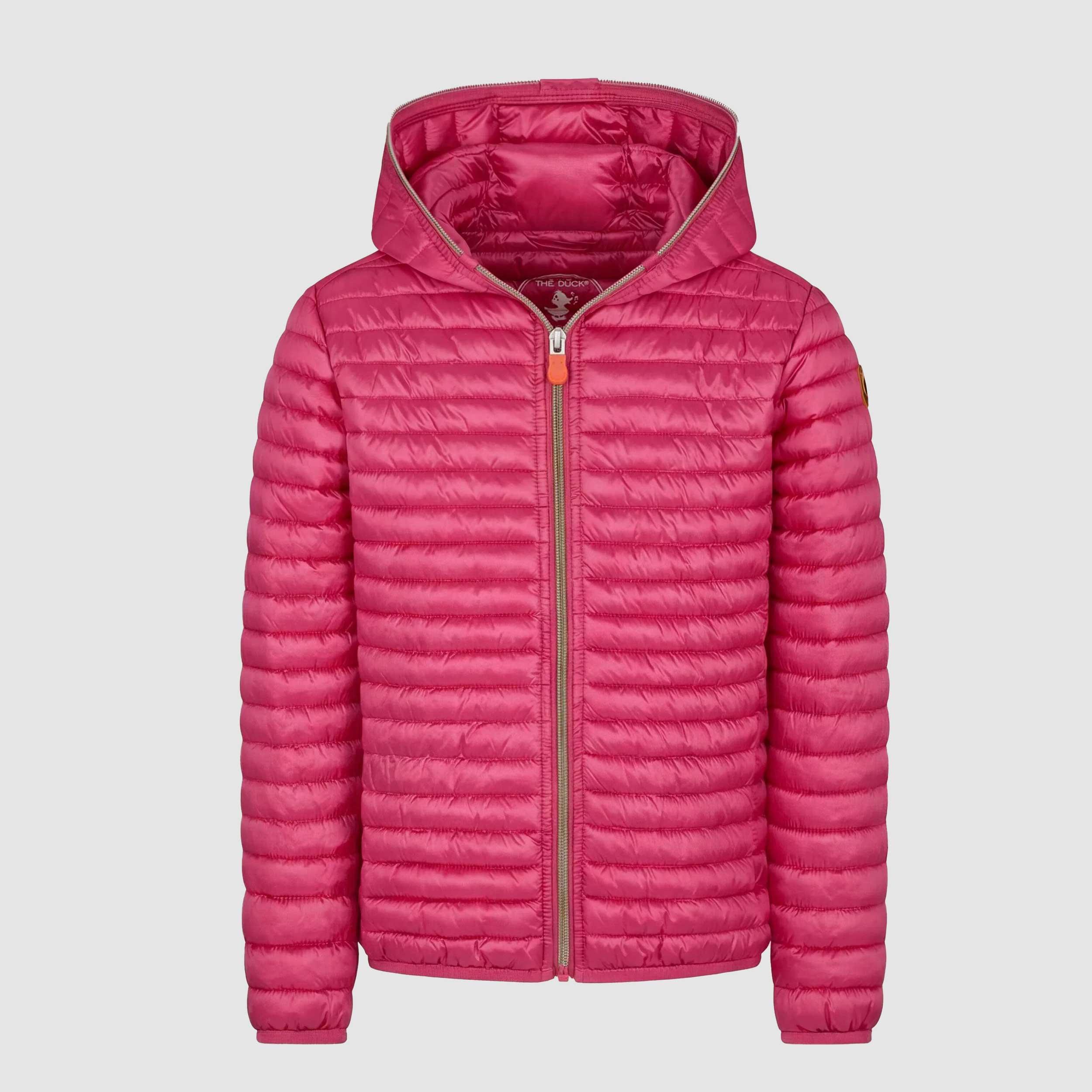 SAVE THE DUCK Branded Rosy Fuchsia Down Jacket