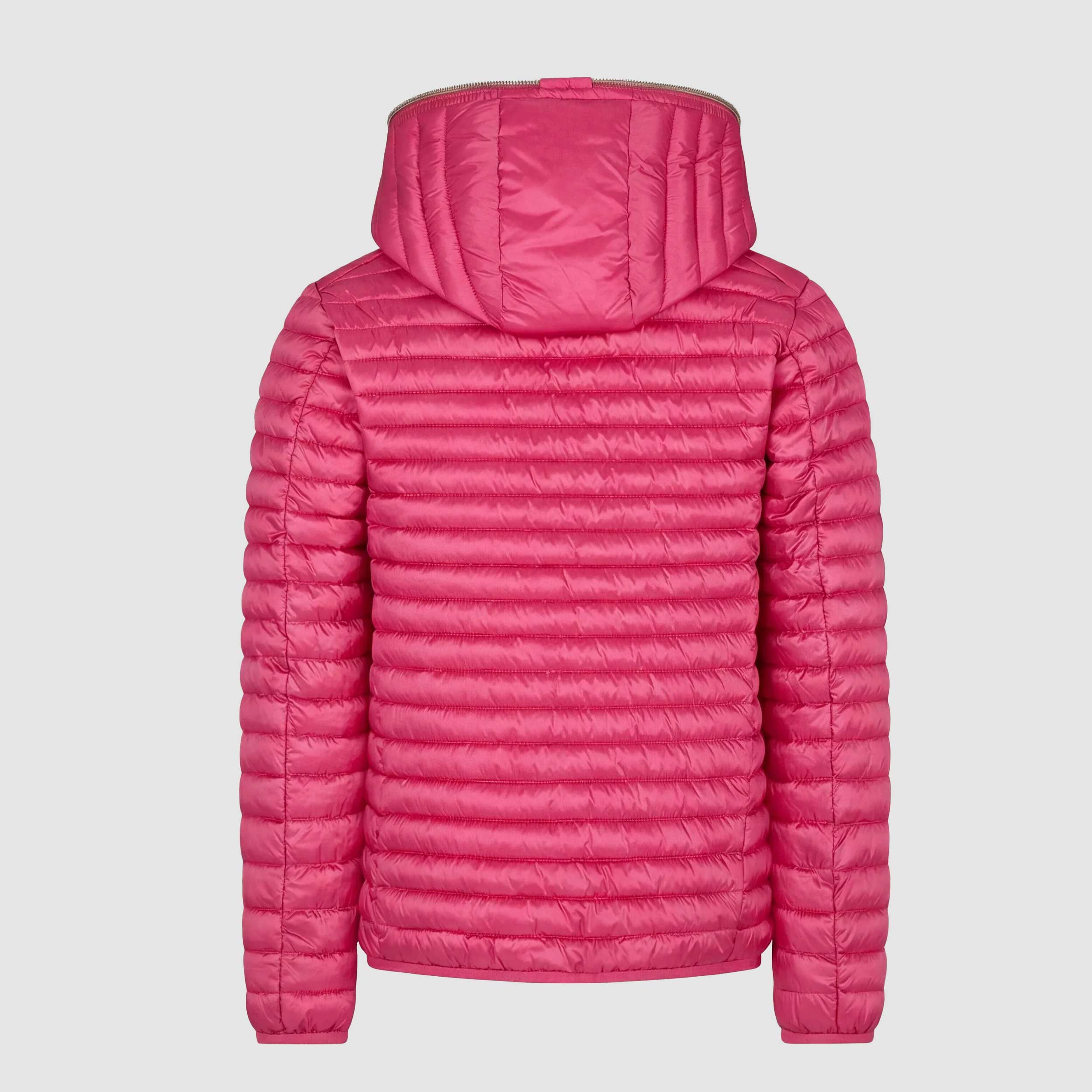 SAVE THE DUCK Branded Rosy Fuchsia Down Jacket