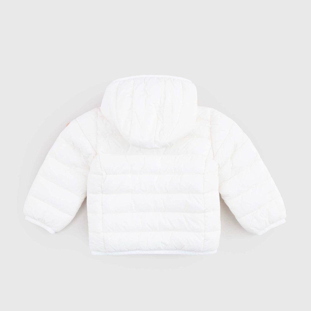 Piumino Bianco Wally con Logo per Bambini SAVE THE DUCK