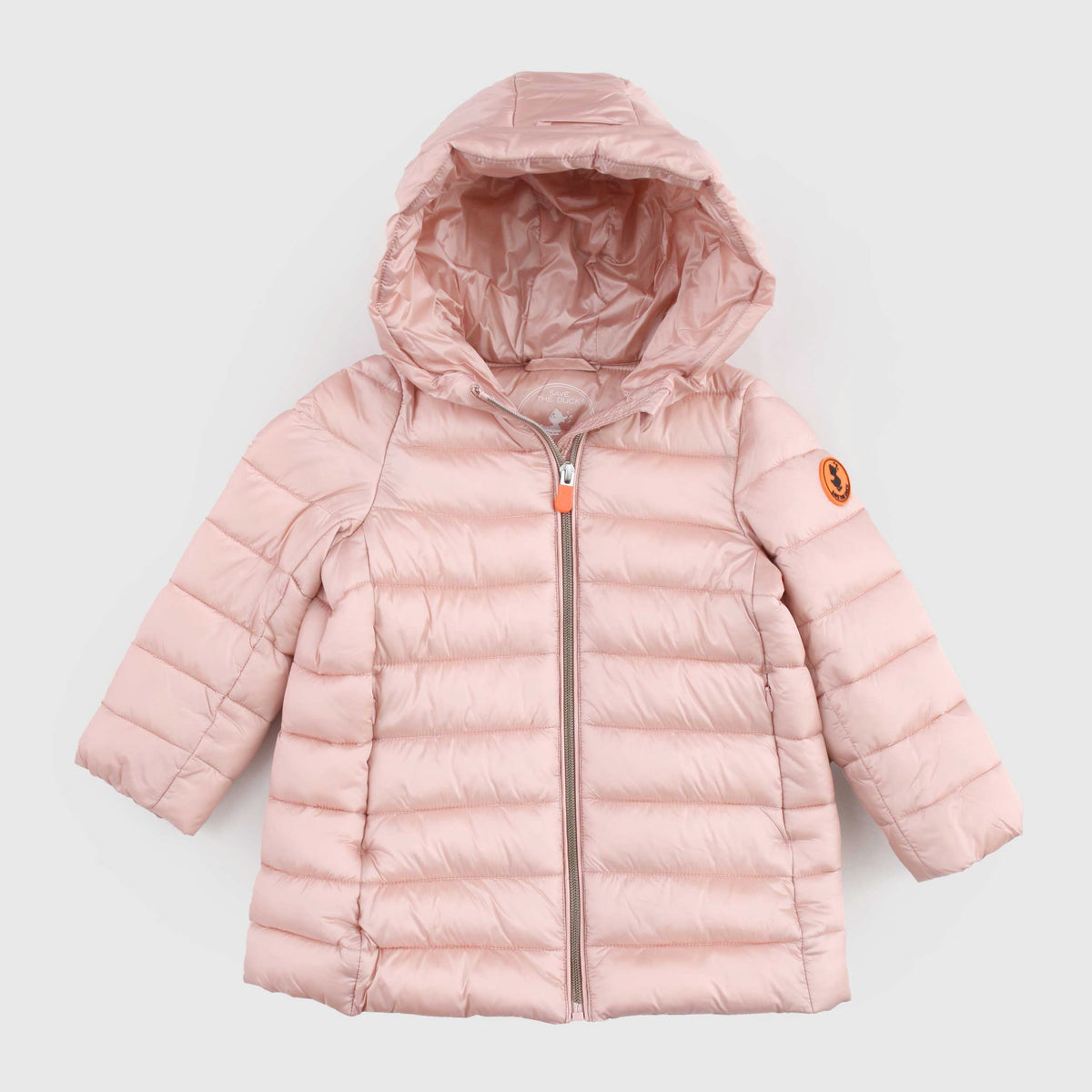 Piumino Rosa con Cappuccio Jeny per Bambina SAVE THE DUCK