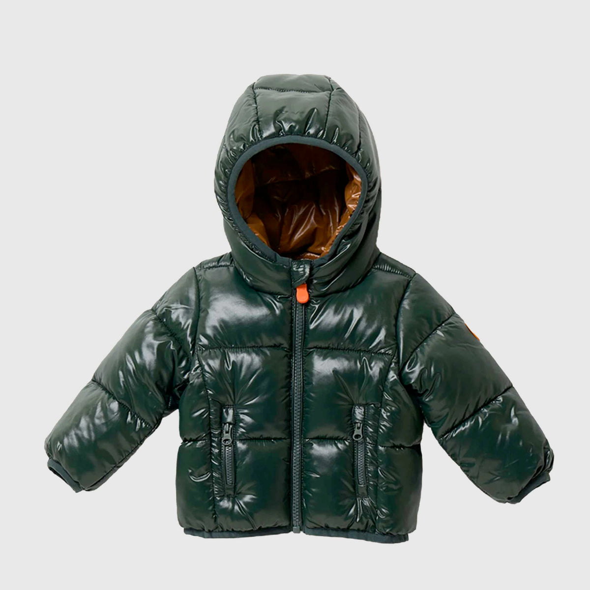 Piumino Verde Scuro Jody per Neonato SAVE THE DUCK