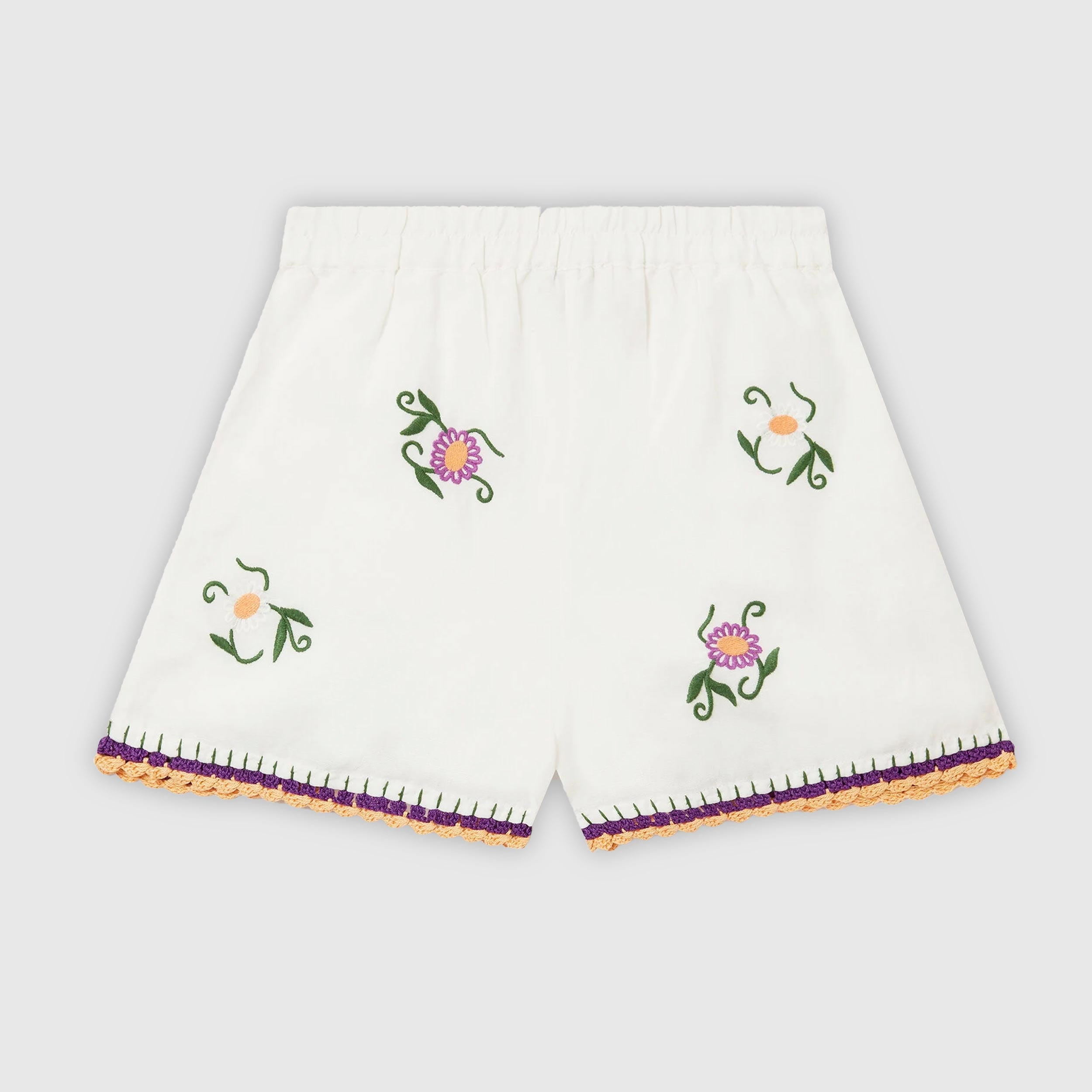 White Bermuda Shorts with STELLA MCCARTNEY Trim