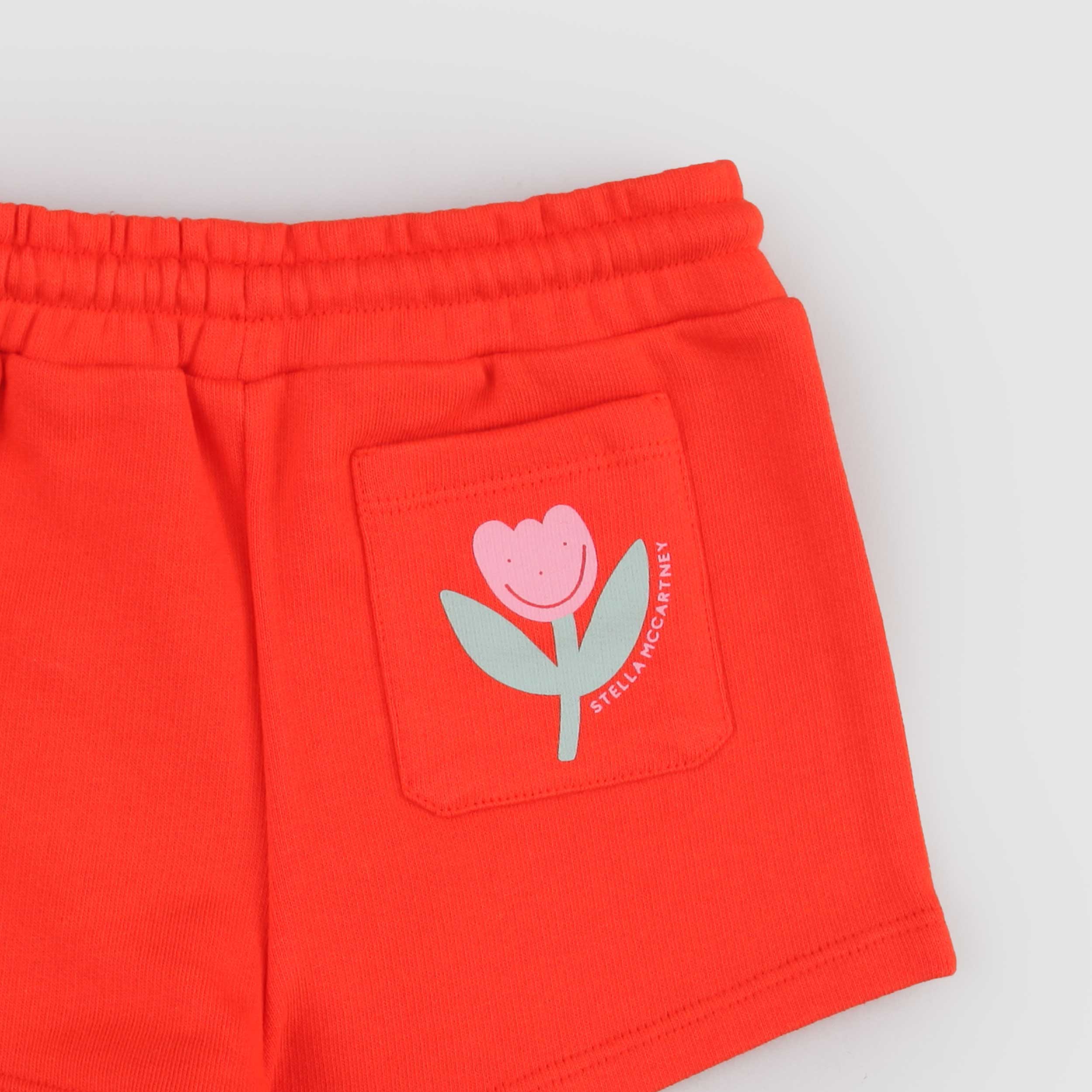 STELLA MCCARTNEY Orange Print Shorts