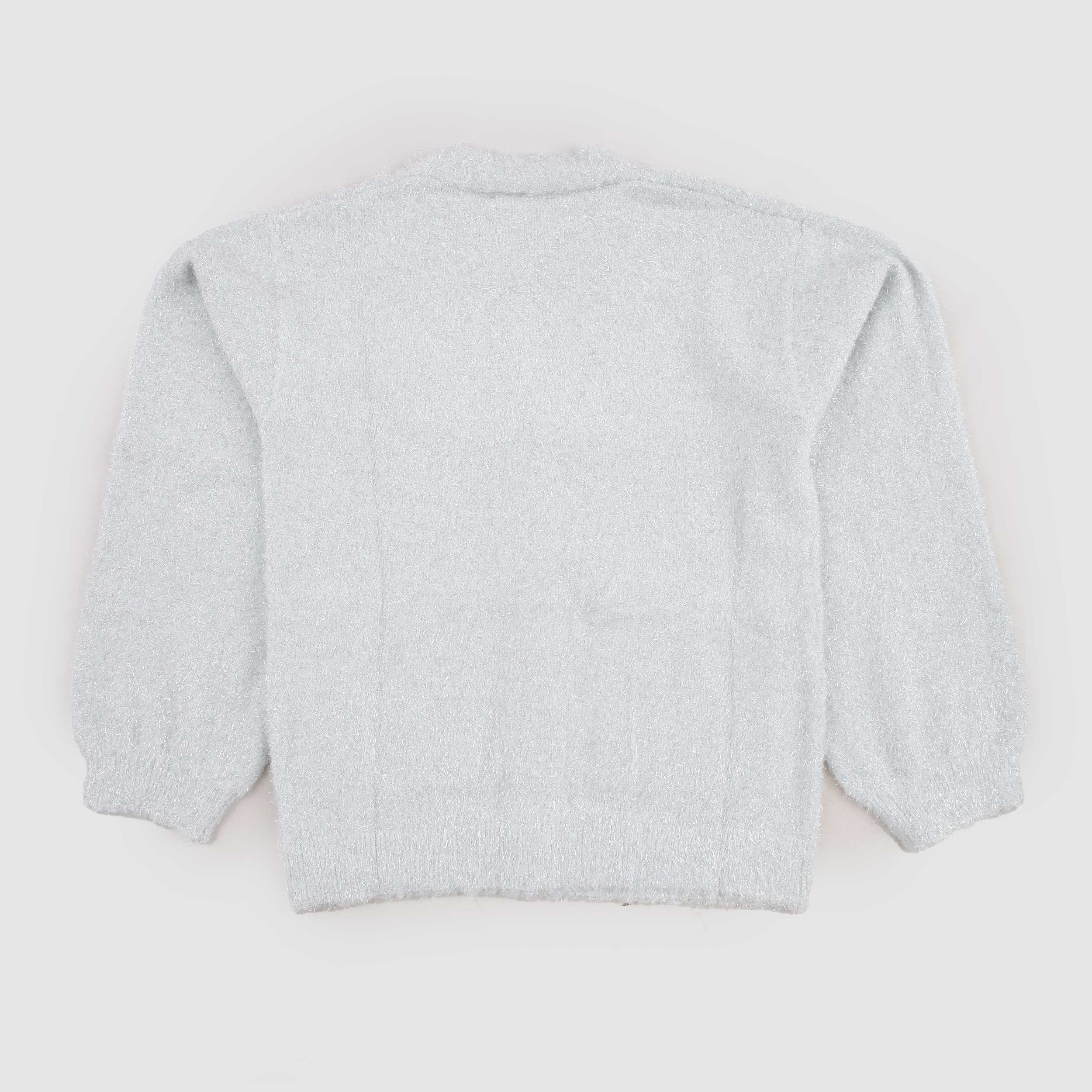 Cardigan Grigio Metallizzato per Ragazza by STELLA MCCARTNEY