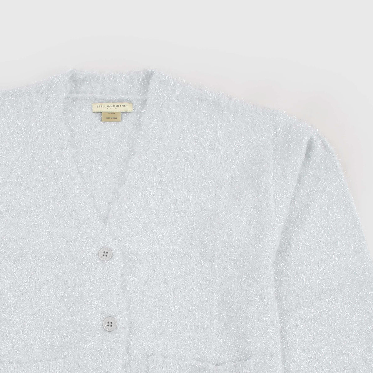 Cardigan Grigio Metallizzato per Ragazza by STELLA MCCARTNEY