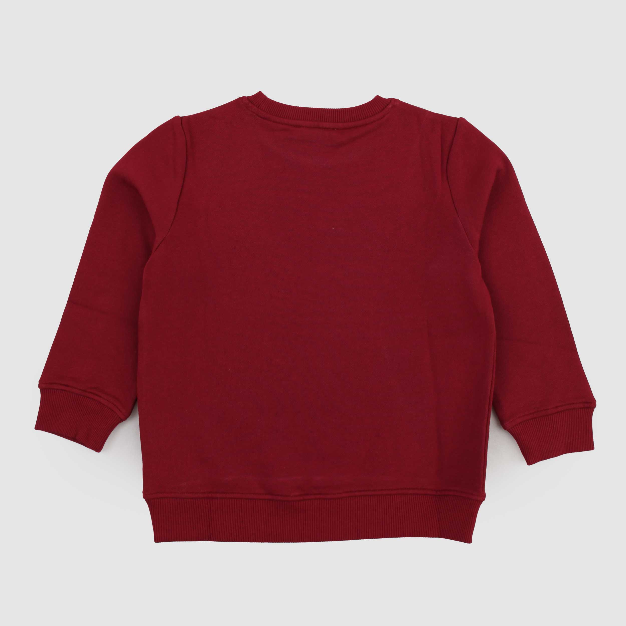 Felpa Bordeaux in Cotone con Ricamo by PETIT BATEAU