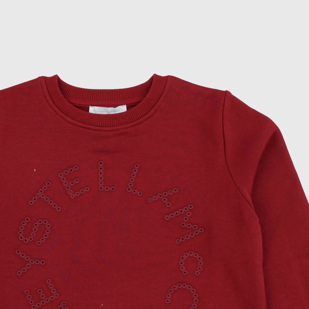 Felpa Bordeaux in Cotone con Ricamo by PETIT BATEAU