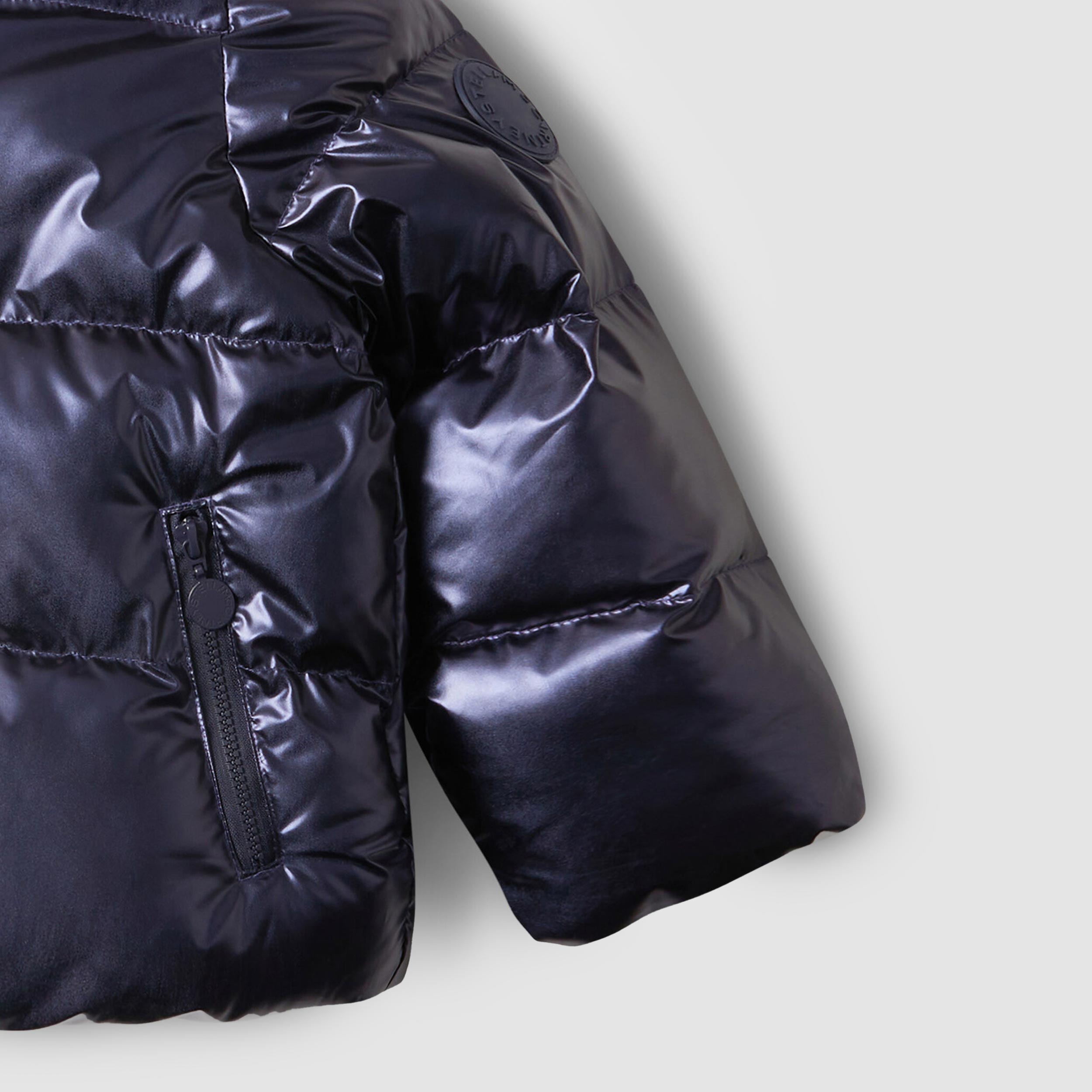 Giubbino Blu Metallizzato in Nylon by STELLA MCCARTNEY