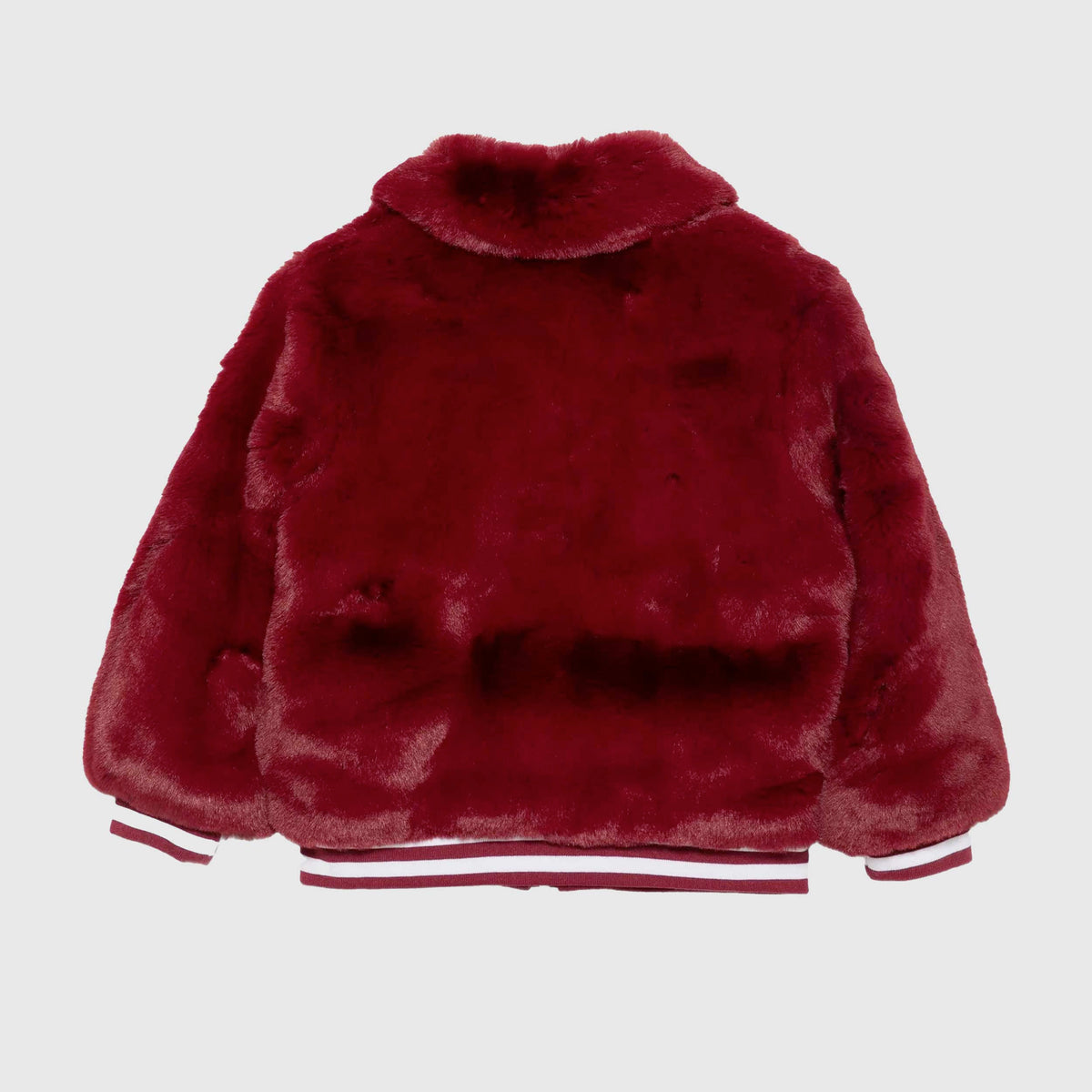 Giacca Corta in Eco Pelliccia Bordeaux by STELLA MCCARTNEY