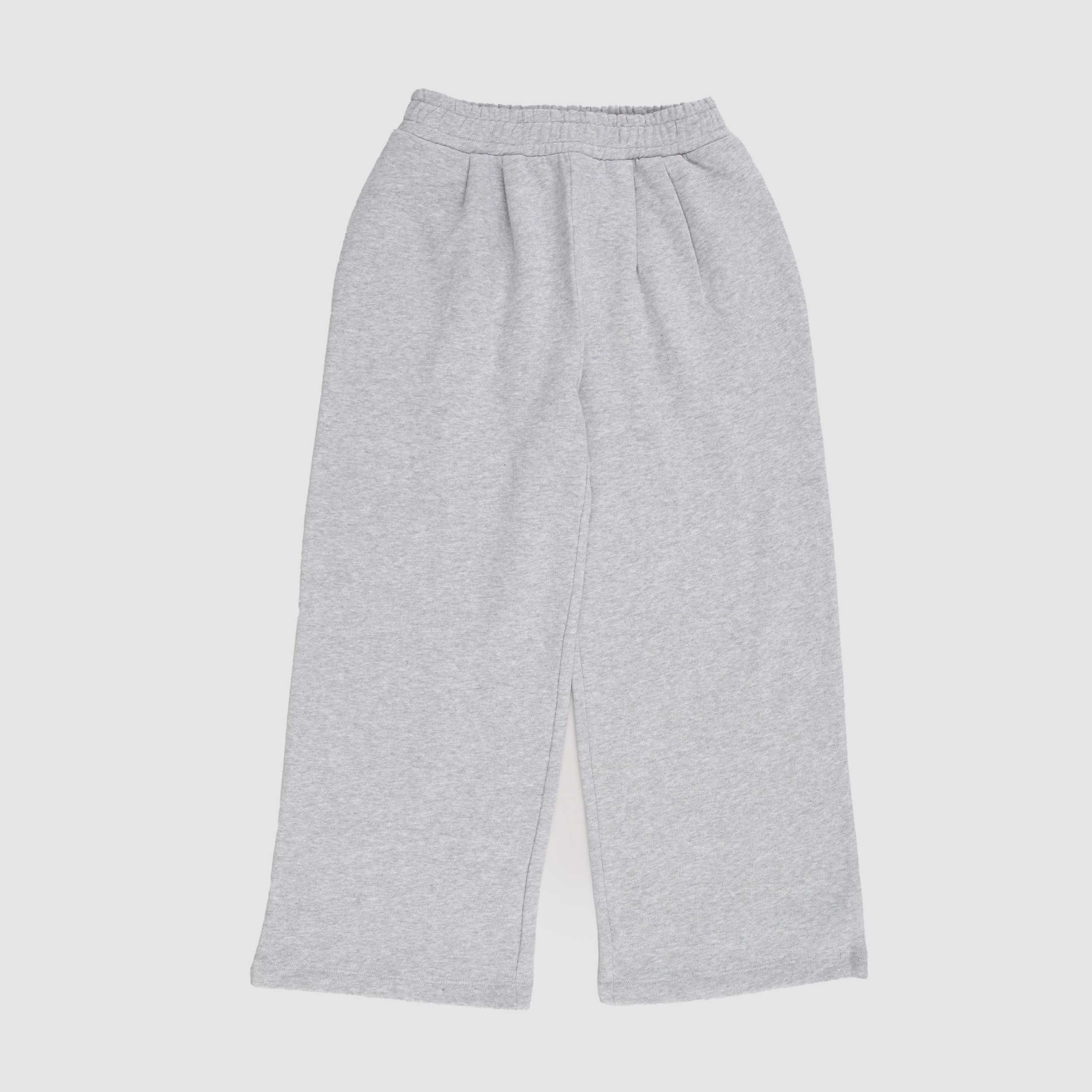 Pantalone Tuta Grigio Melangiato Modello Largo By STELLA MCCARTNEY