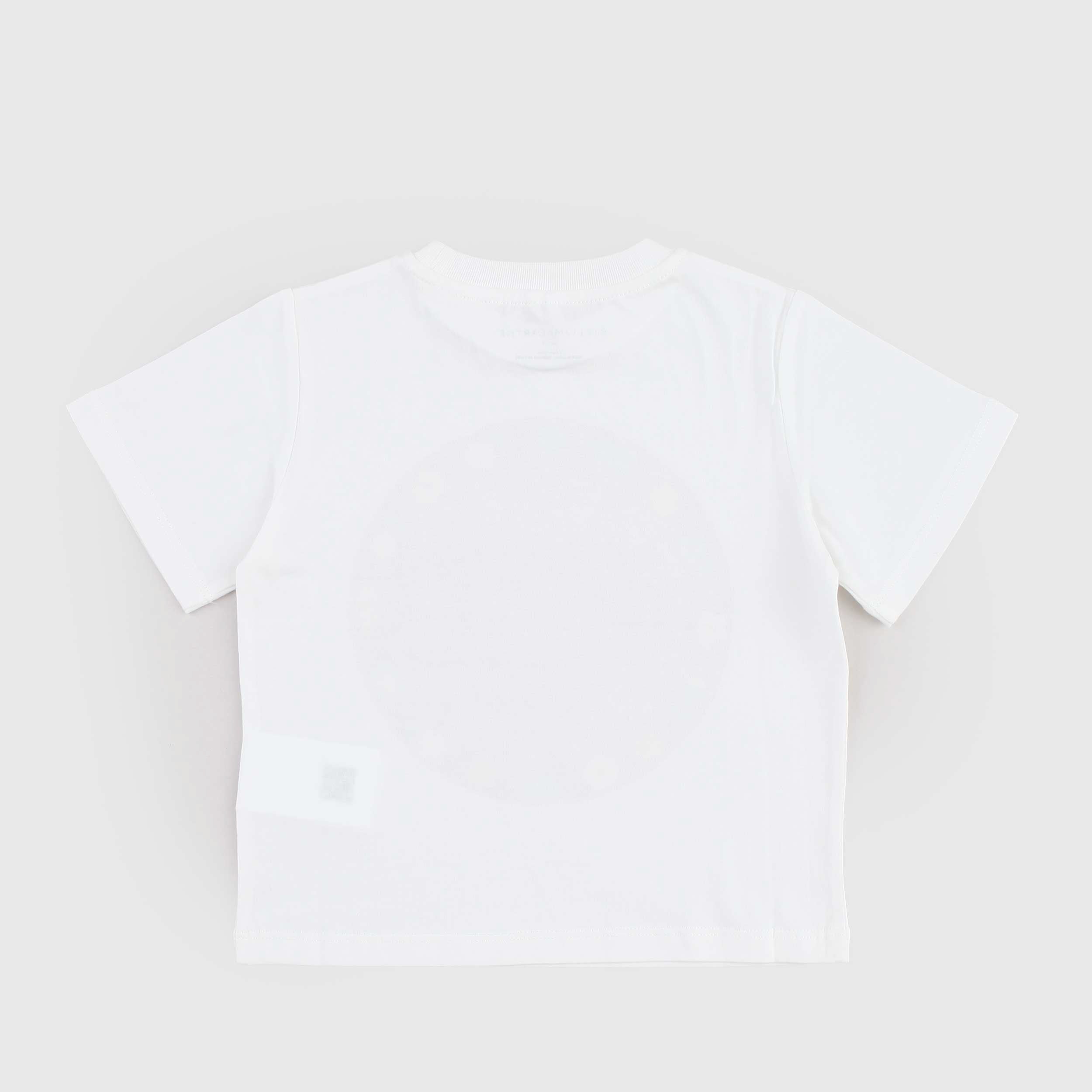 T-shirt Bianca Modello Scatoletta con Logo Tondo By STELLA MCCARTNEY