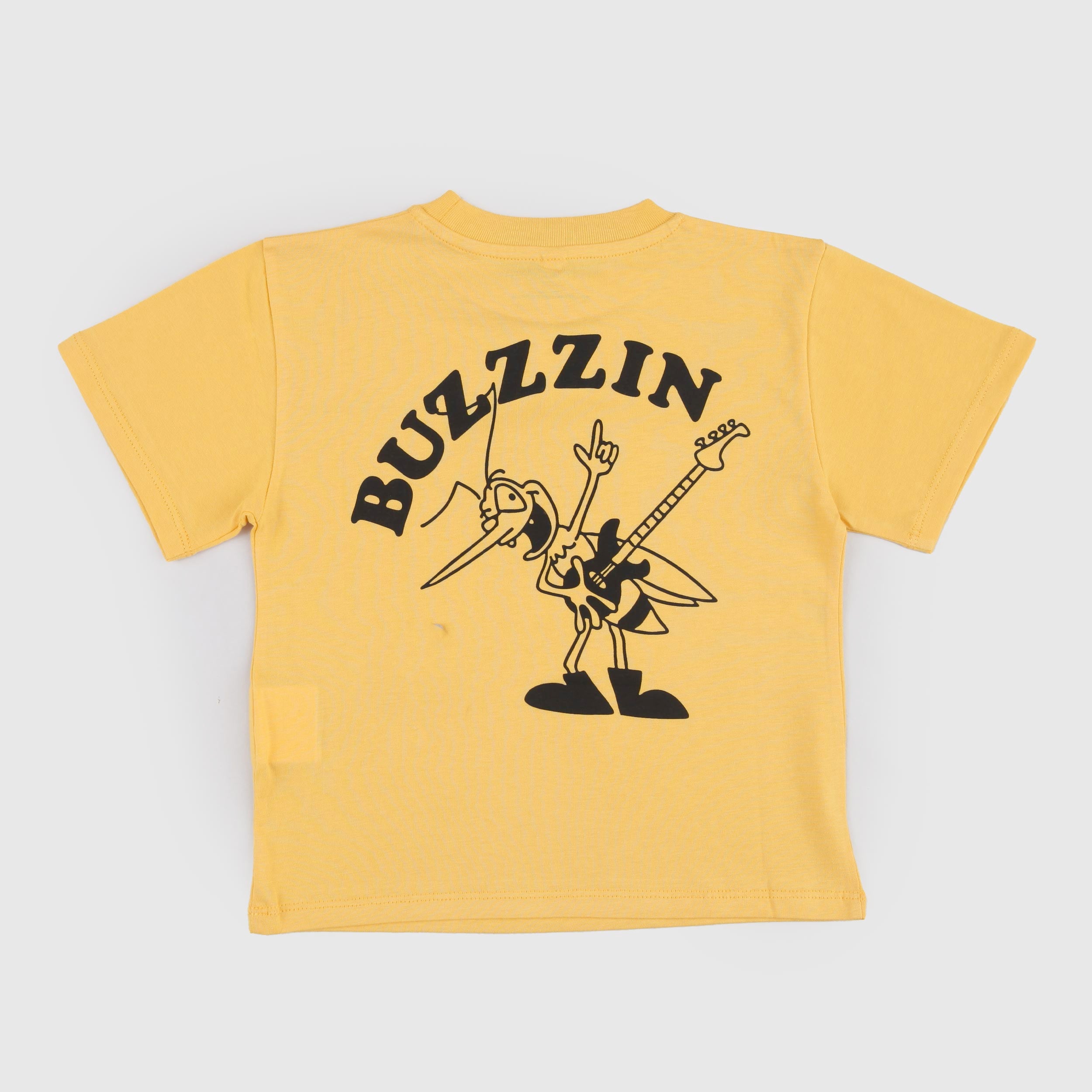 STELLA MCCARTNEY Yellow T-Shirt with Contrast Print