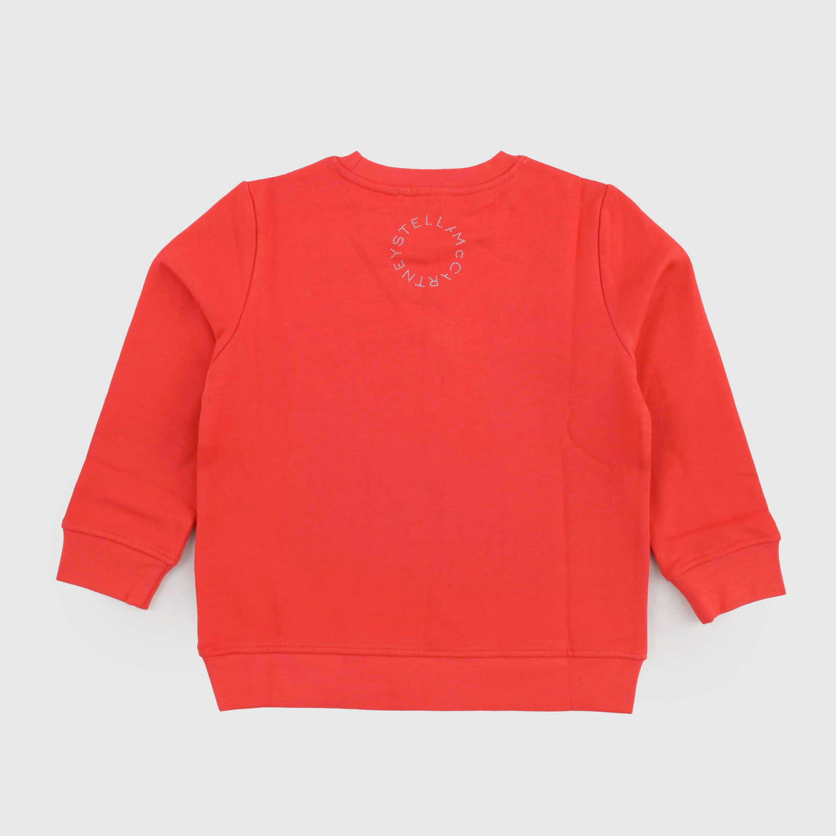 Felpa Rossa con Dettagli Logo firmata STELLA MCCARTNEY