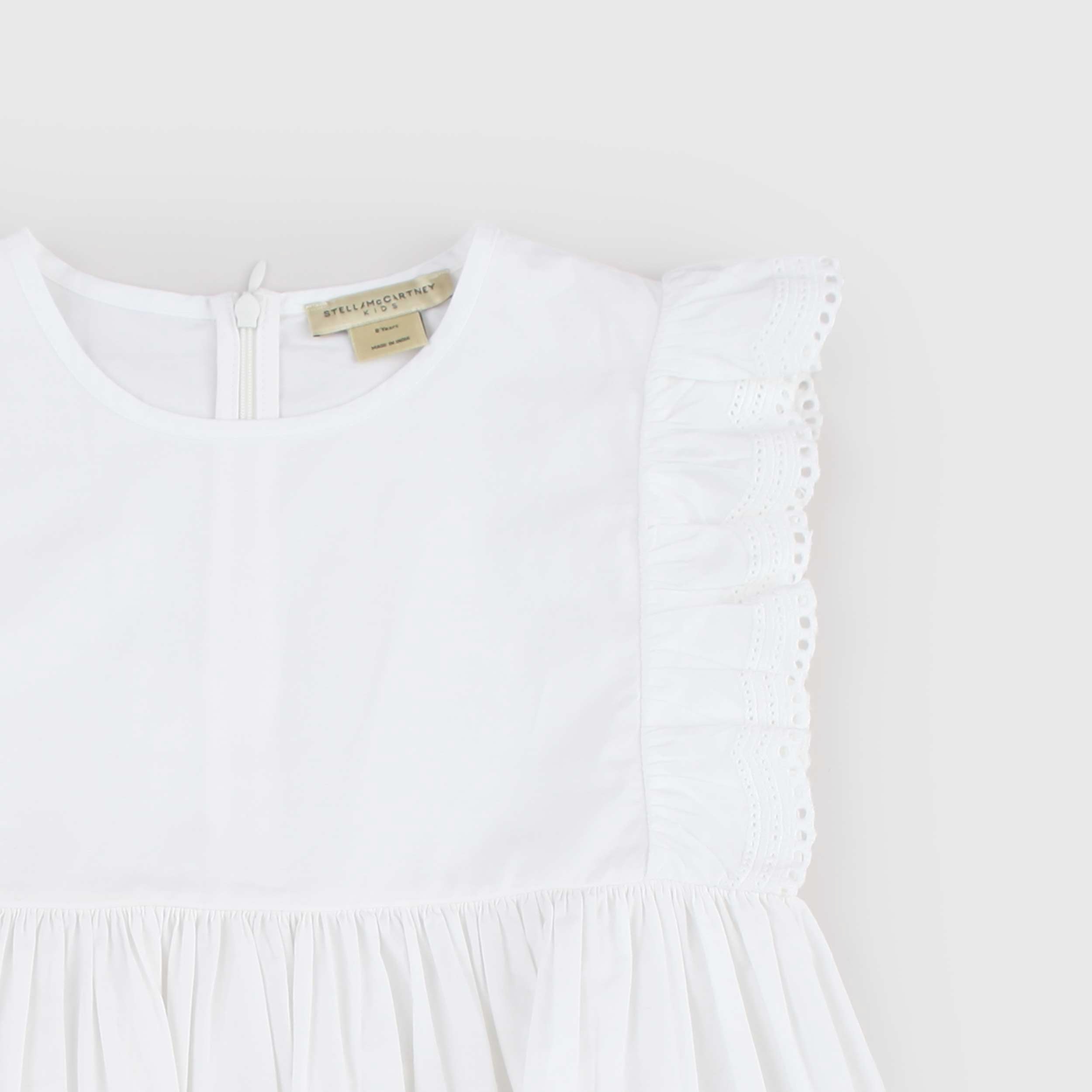 Abito Bianco in Sangallo Firmato STELLA MCCARTNEY