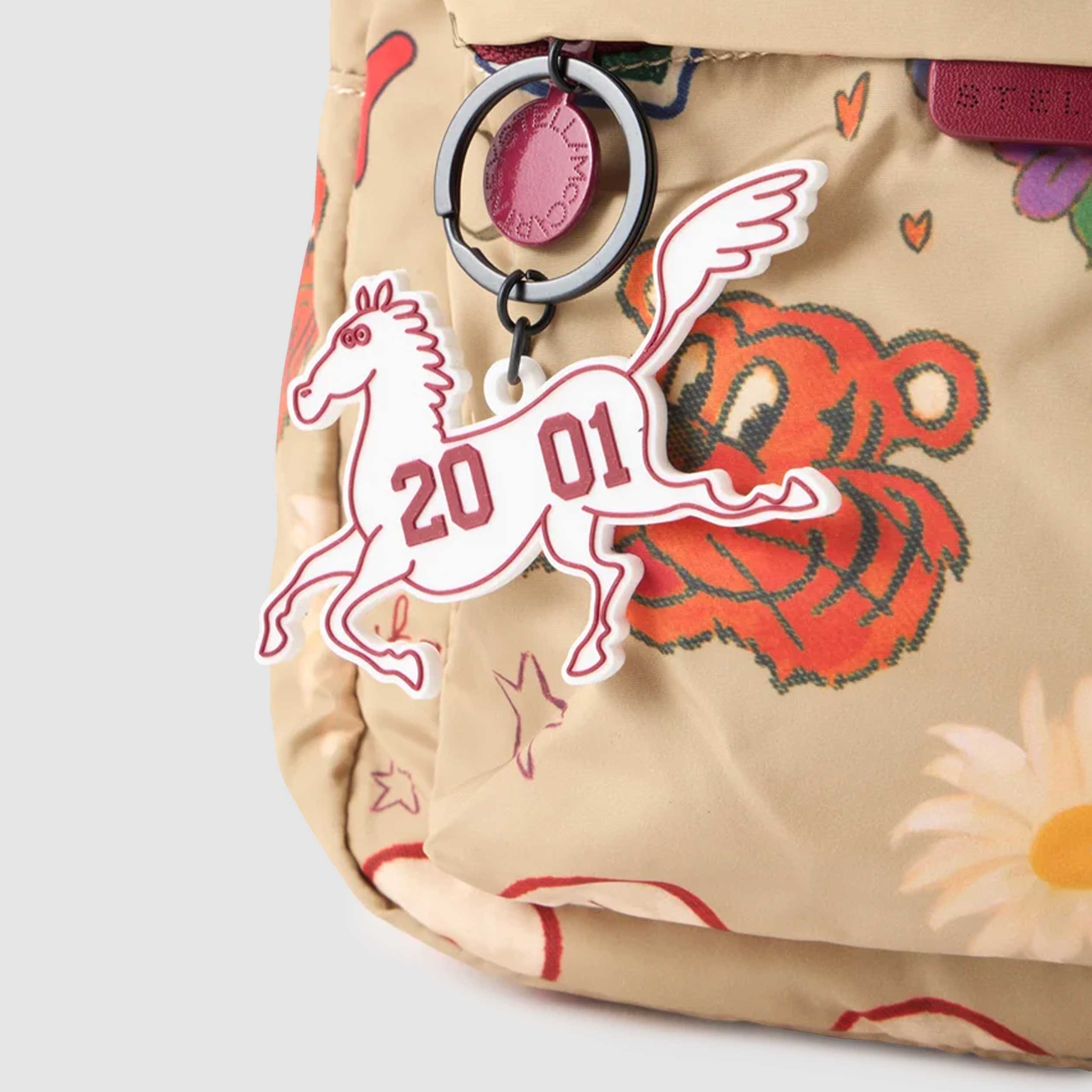 Zaino Beige con Applicazioni Multicolor by STELLA MCCARTNEY