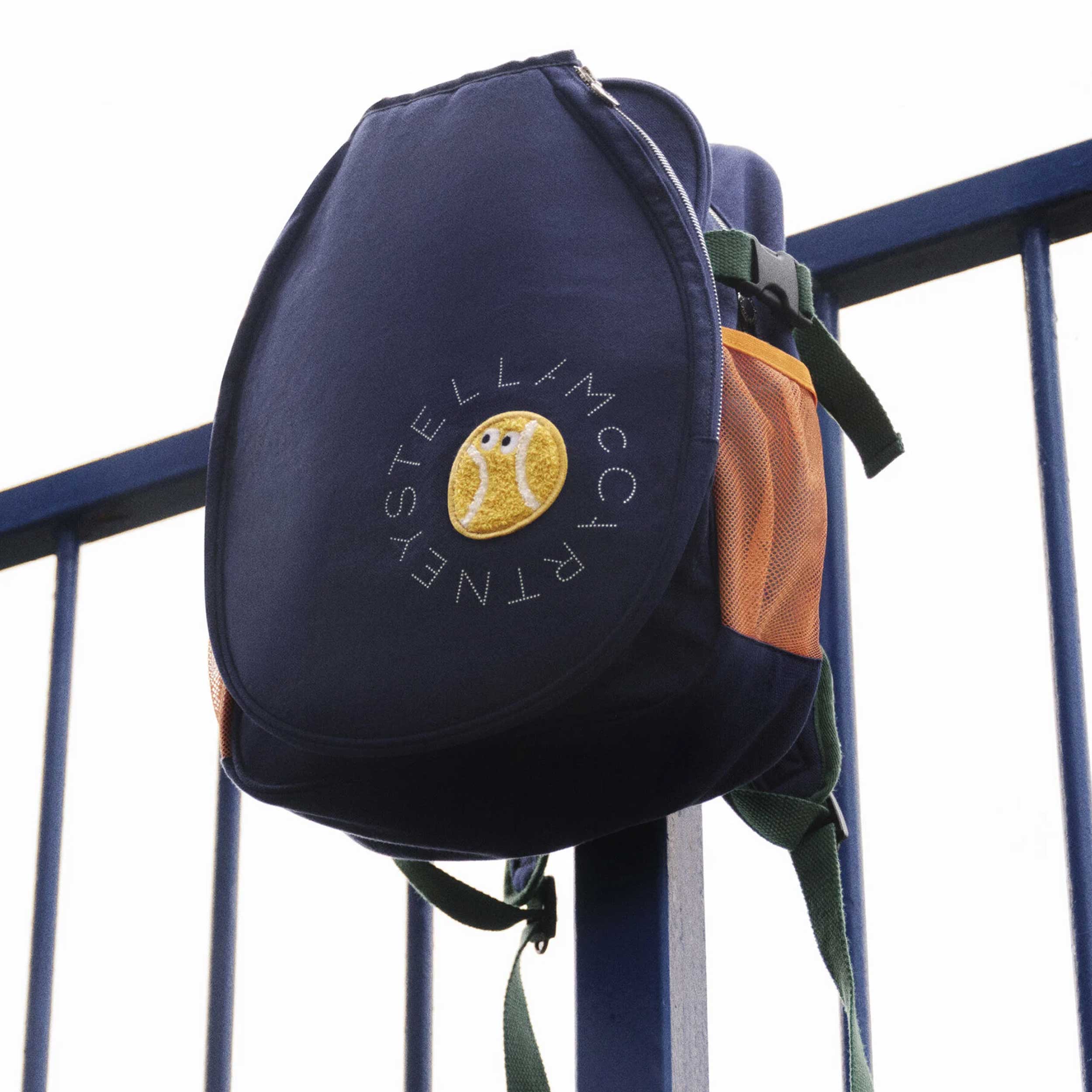 Zaino Blu con Pallina da Tennis Firmato STELLA MCCARTNEY