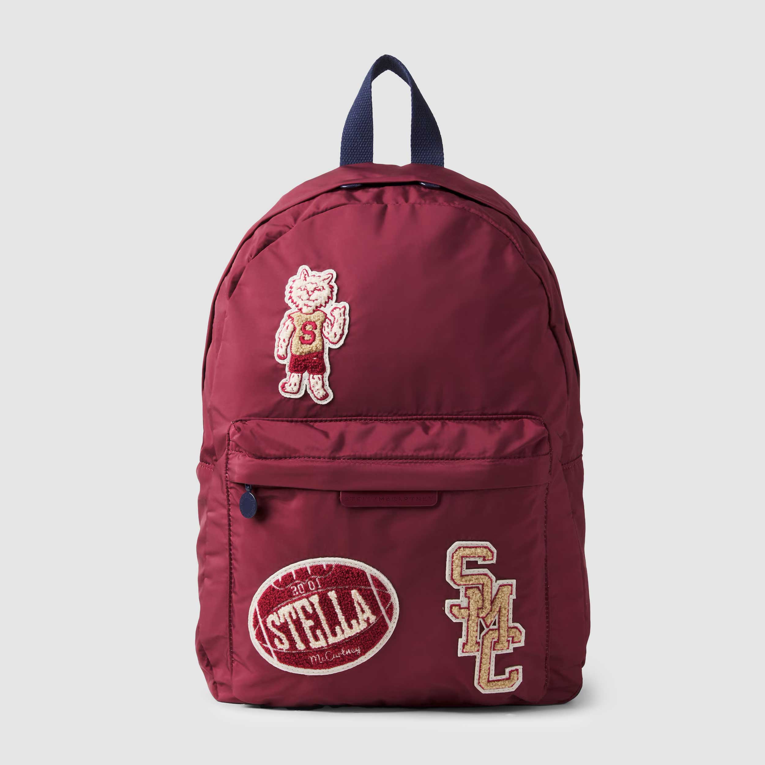 Zaino Bordeaux con Patch Firmato STELLA MCCARTNEY