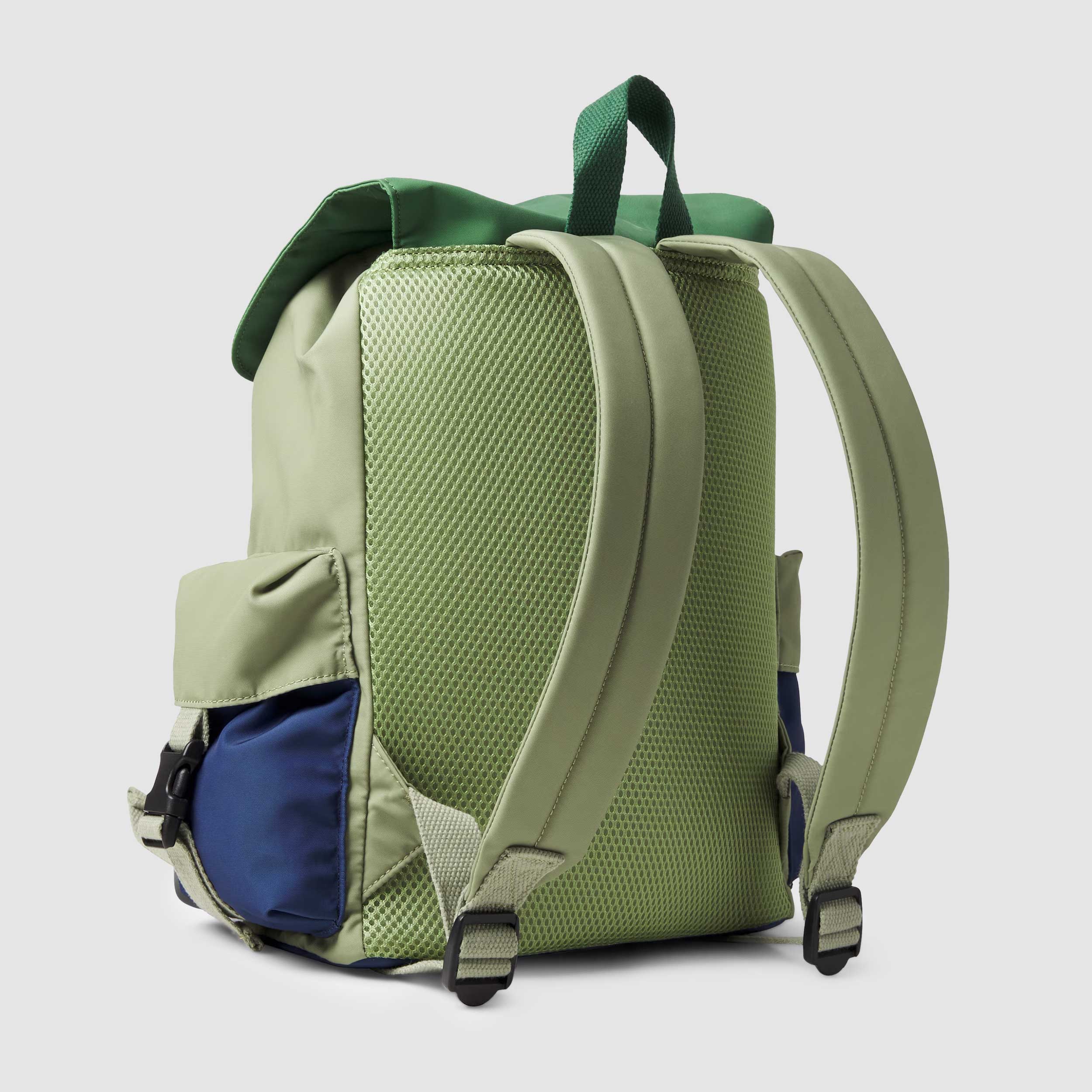 Zaino Color Block Verde e Blu Firmato STELLA MCCARTNEY