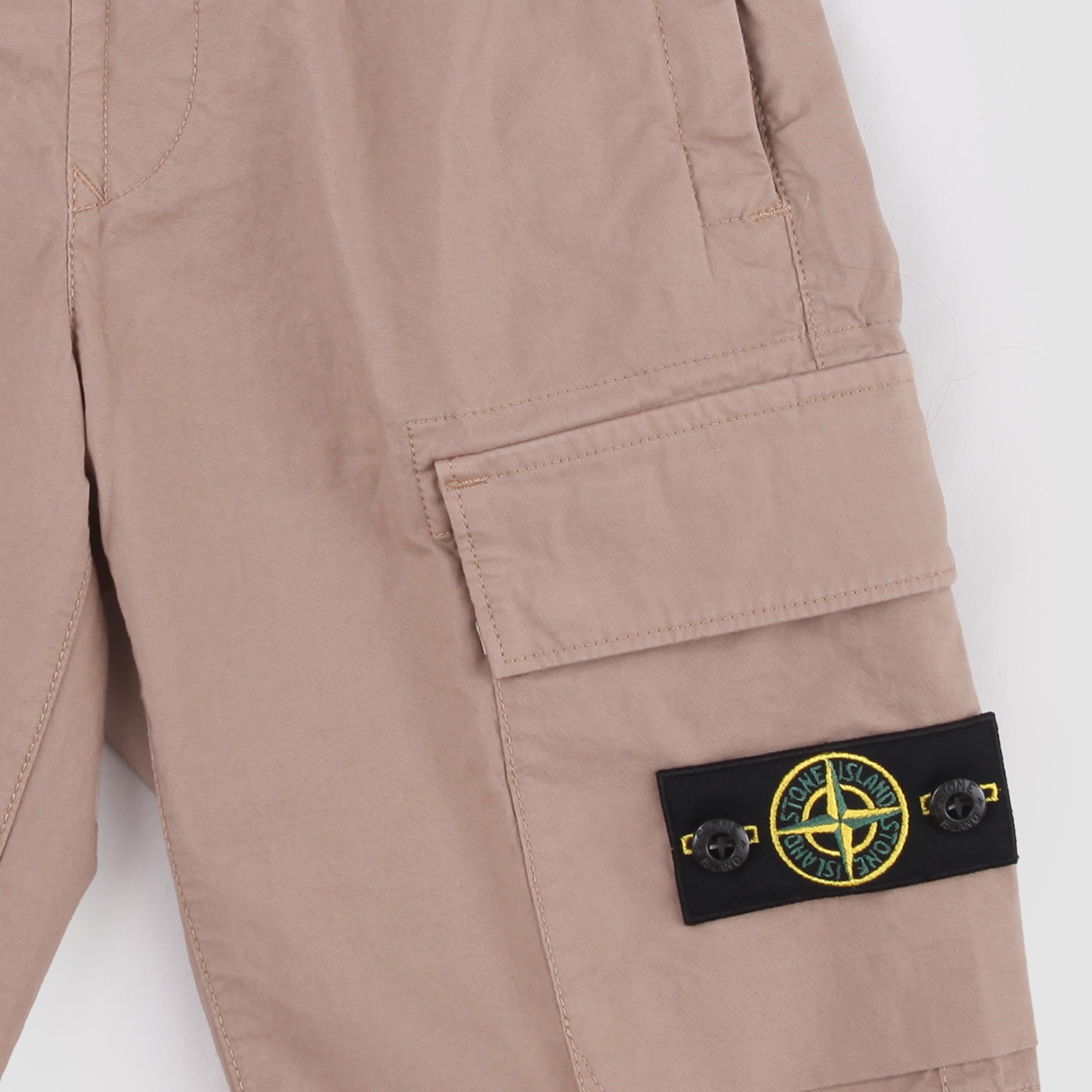Bermuda Fango Modello Cargo Firmato STONE ISLAND