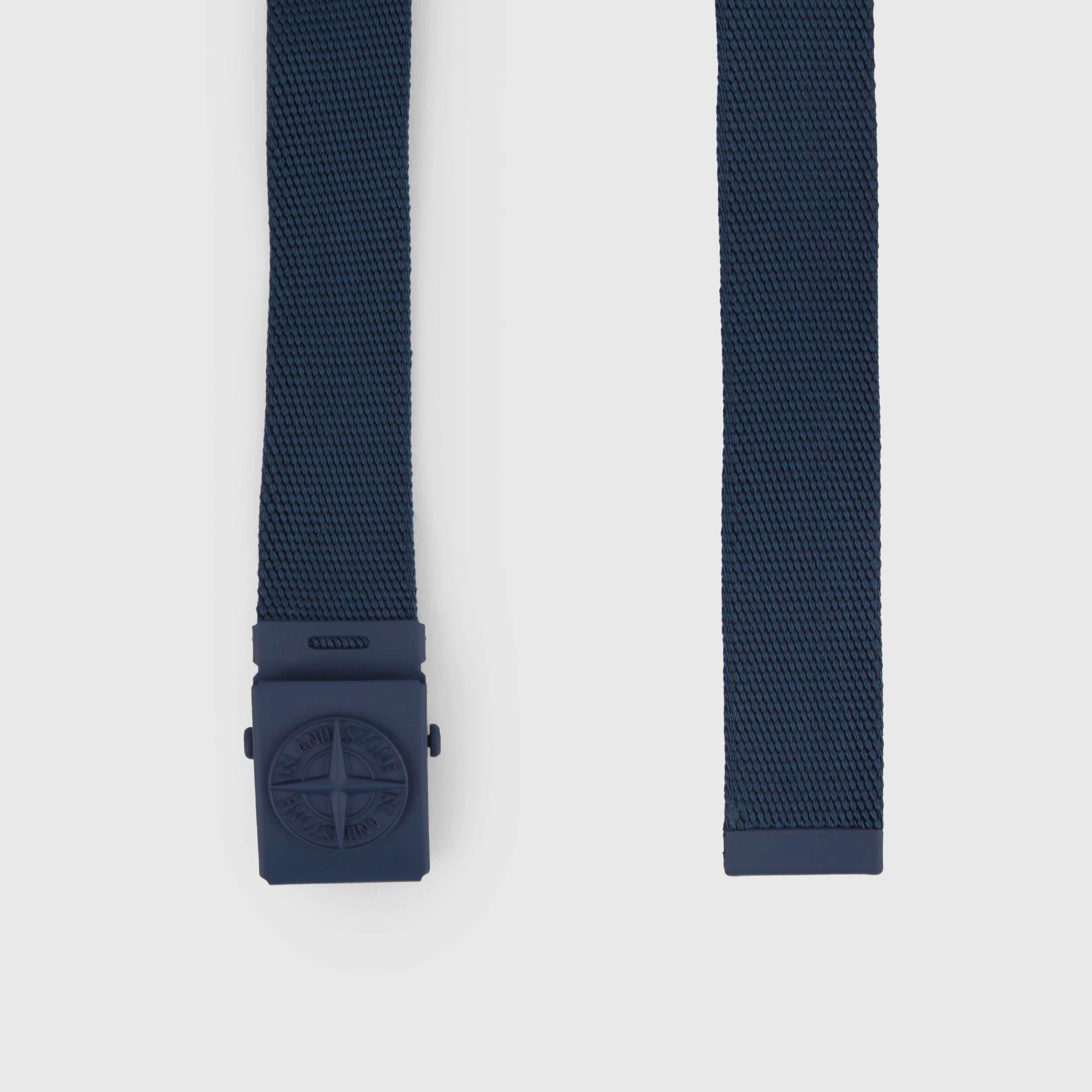 Stone Island Blue Belt and Compass Buckle