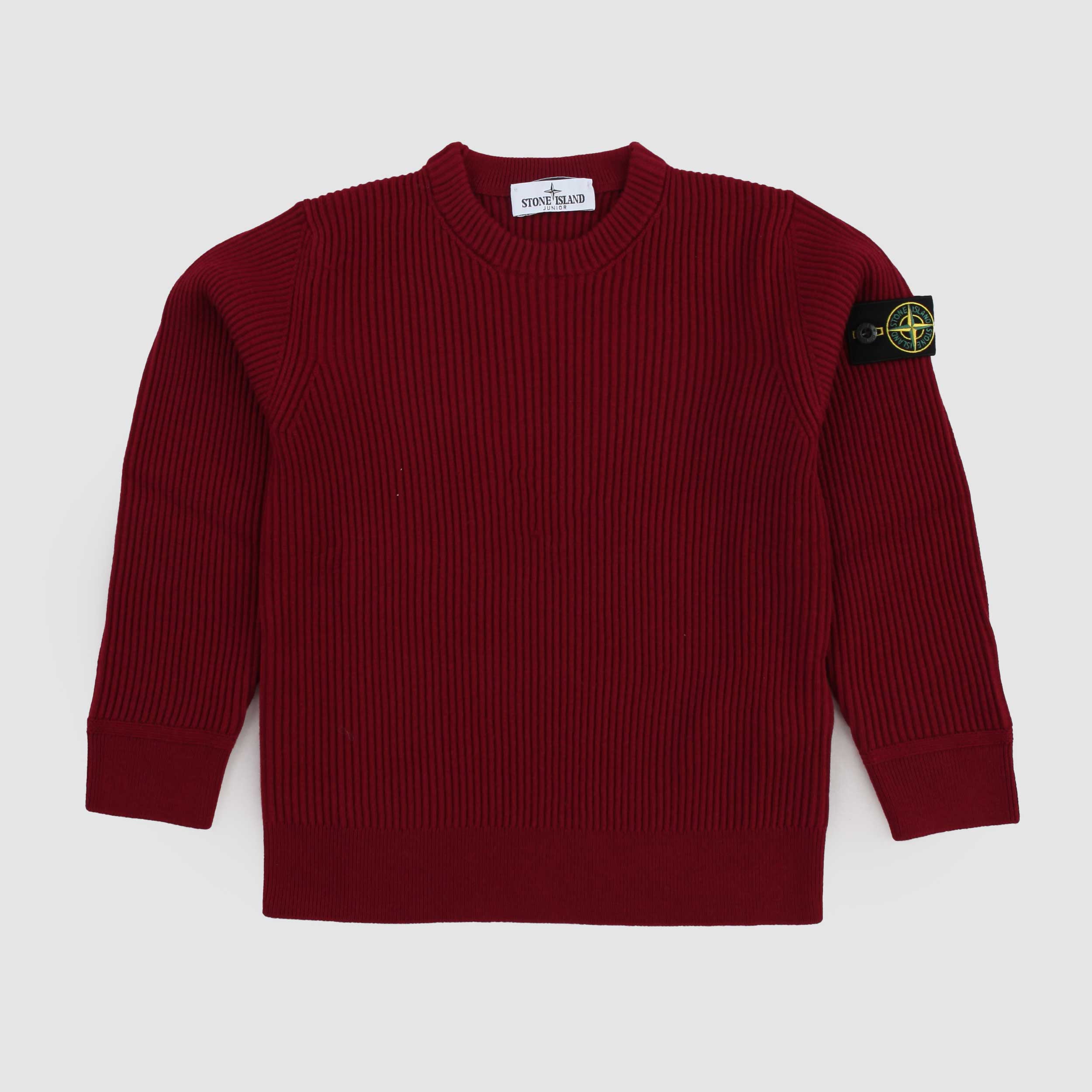 Maglioncino Bordeaux in Lana Vergine By STONE ISLAND