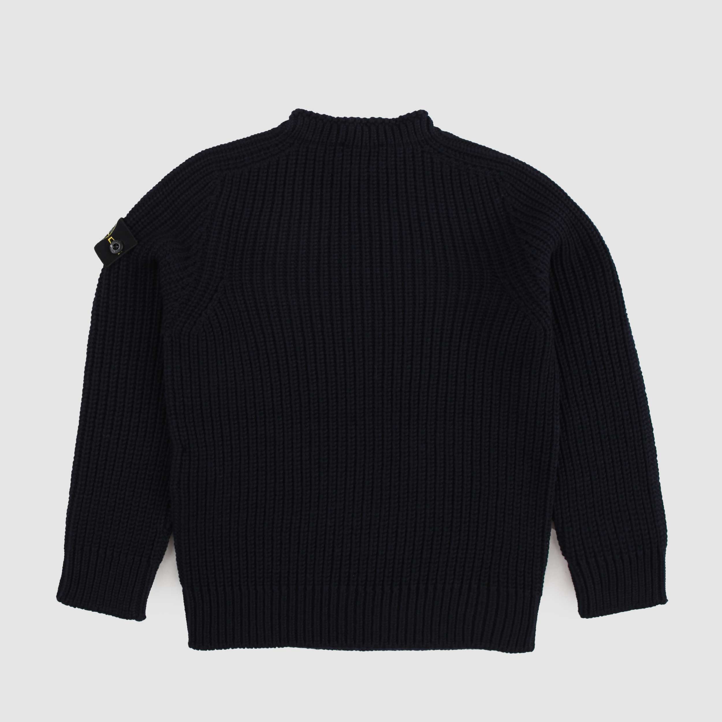 Blue Cub Scout T-Shirt in Virgin Wool for Boy By STONE ISLAND