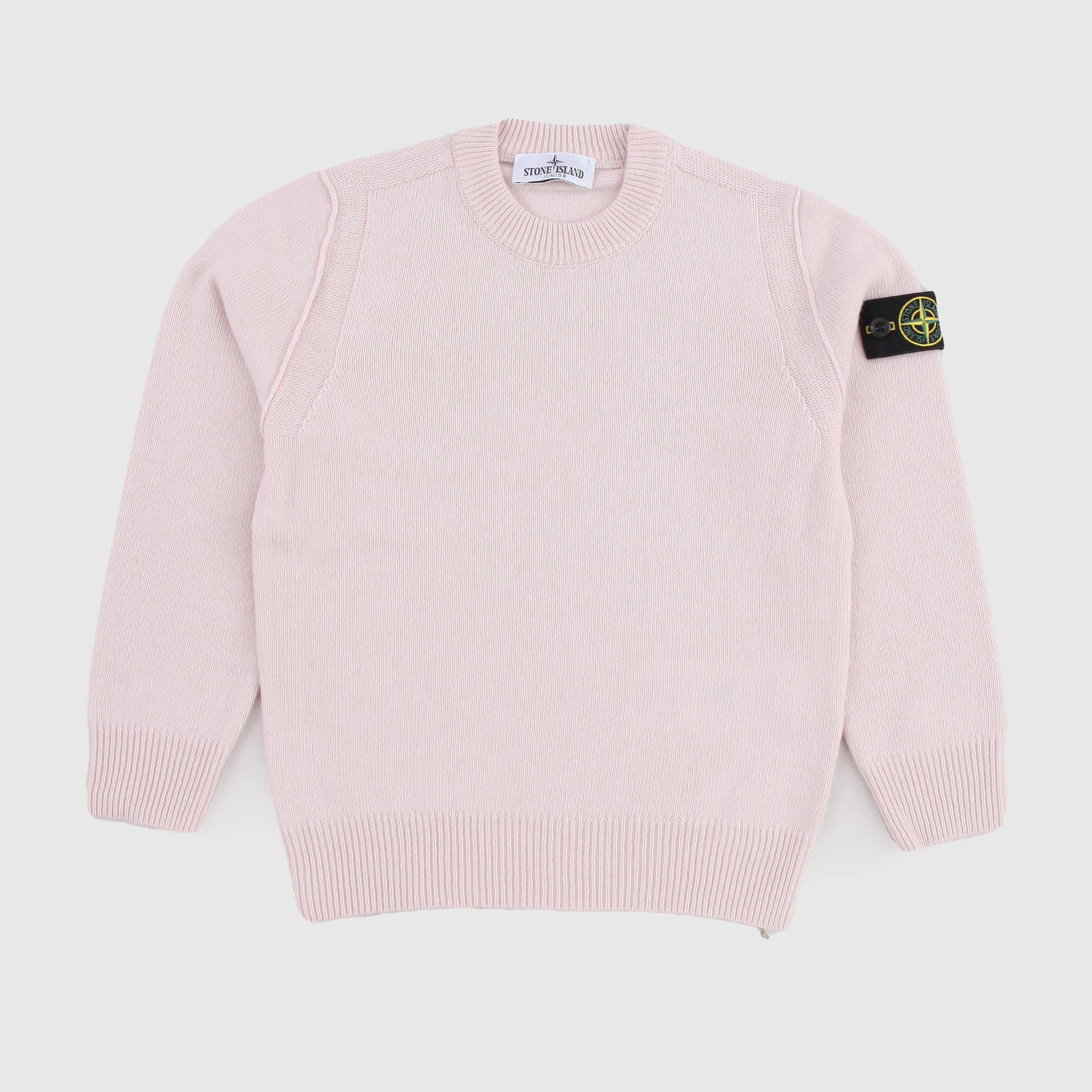 Maglioncino Rosa in Misto Lana e Cashmere By STONE ISLAND