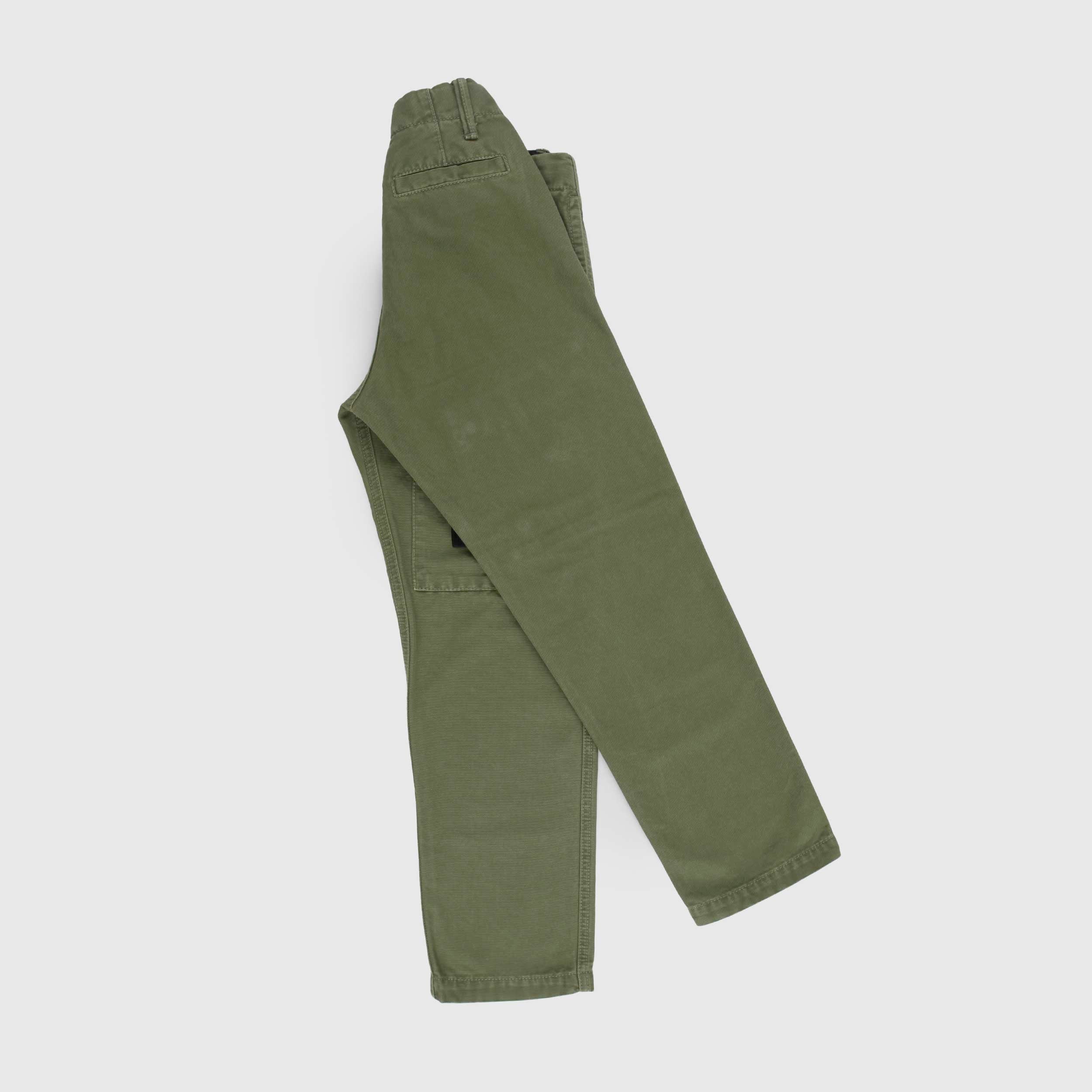 Jeans Verde Oliva con Coulisse Firmato STONE ISLAND