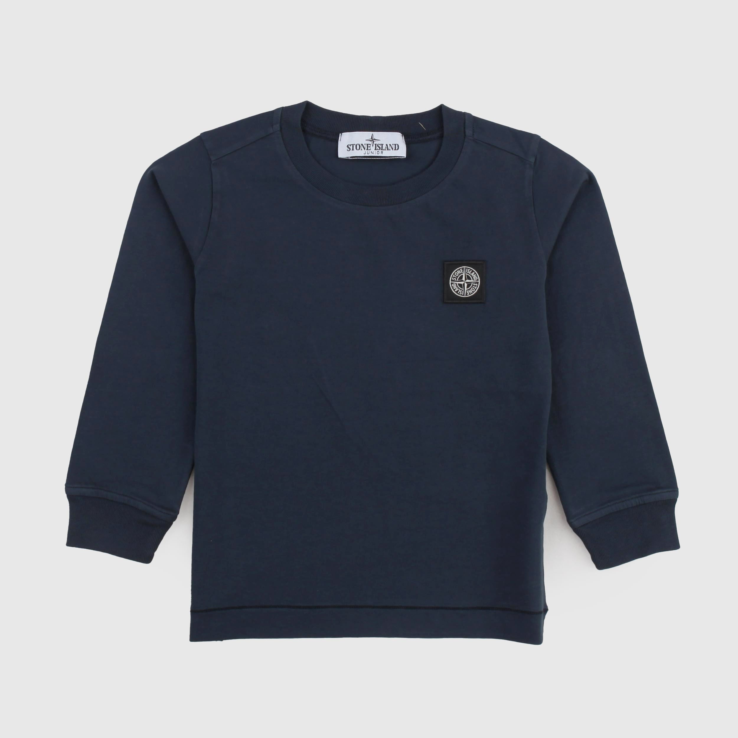 T-shirt Carta da Zucchero a Manica Lunga By STONE ISLAND