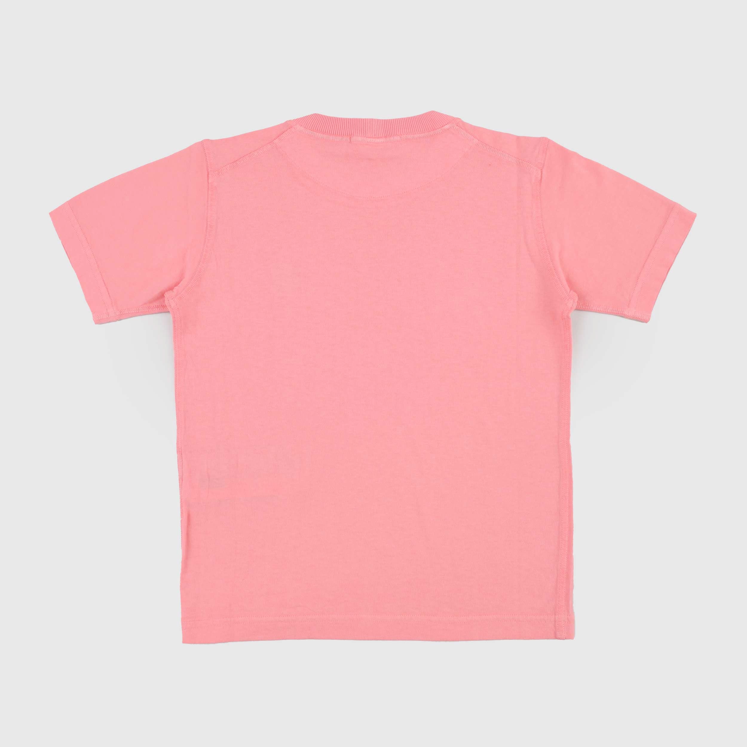 T-shirt Rosa Salmone con Impunture Firmata STONE ISLAND