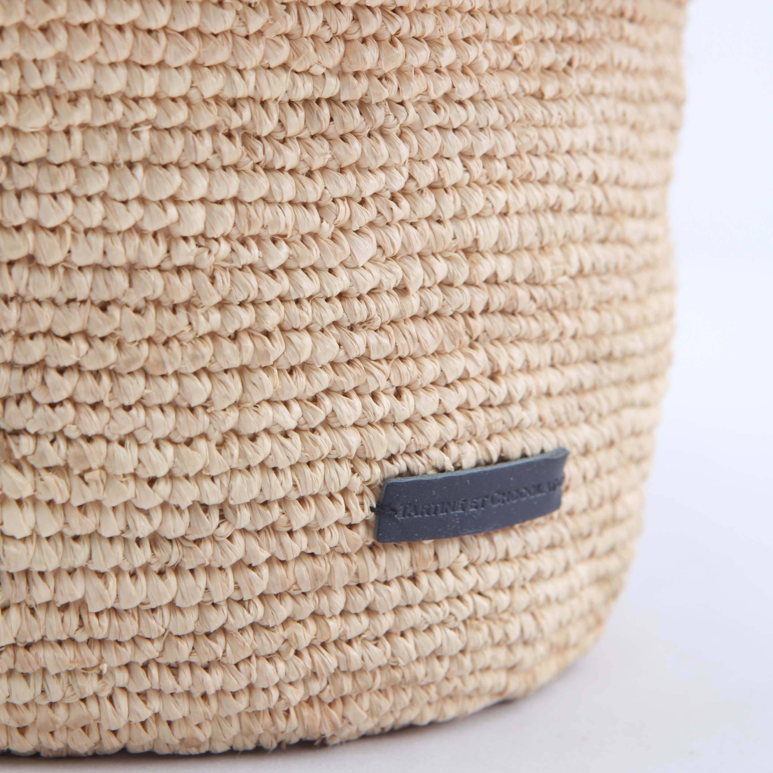 Beige Raffia Bag by TARTINE ET CHOCOLAT