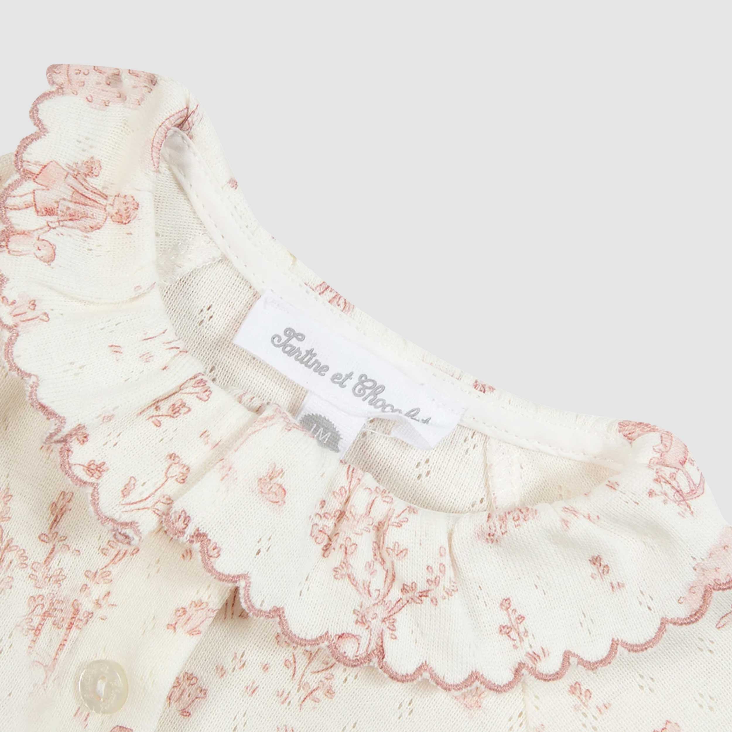 Tutina Bianca e Rosa Firmata TARTINE ET CHOCOLAT