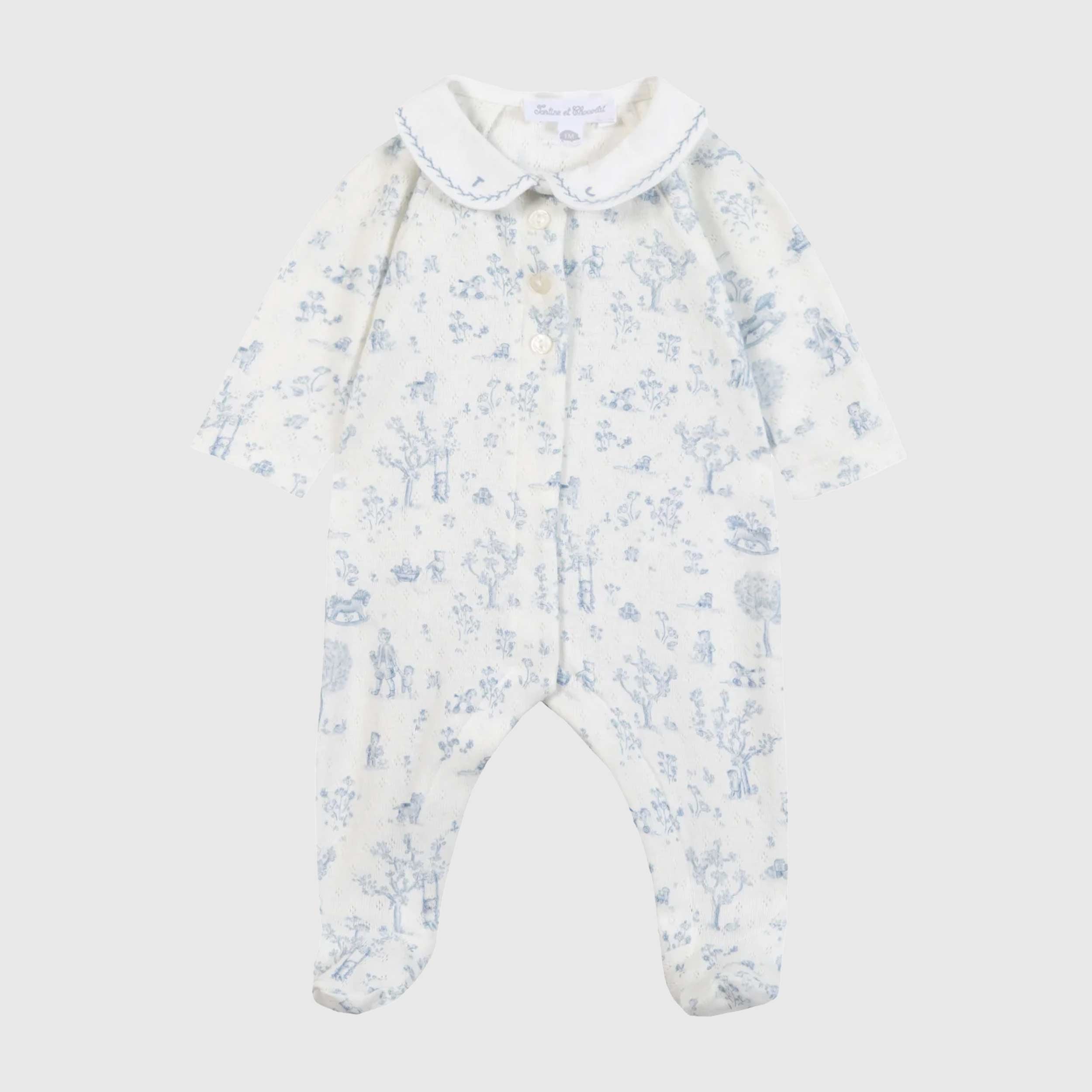 Tutina Bicolore Collo Tondo Firmata TARTINE ET CHOCOLAT