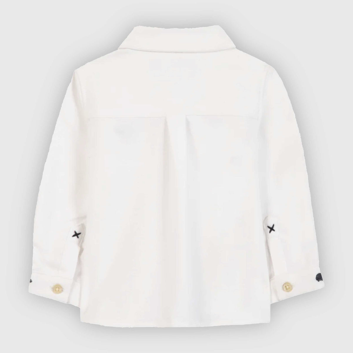 Camicia Bianca con Ricamo Logo per Neonato TARTINE ET CHOCOLAT