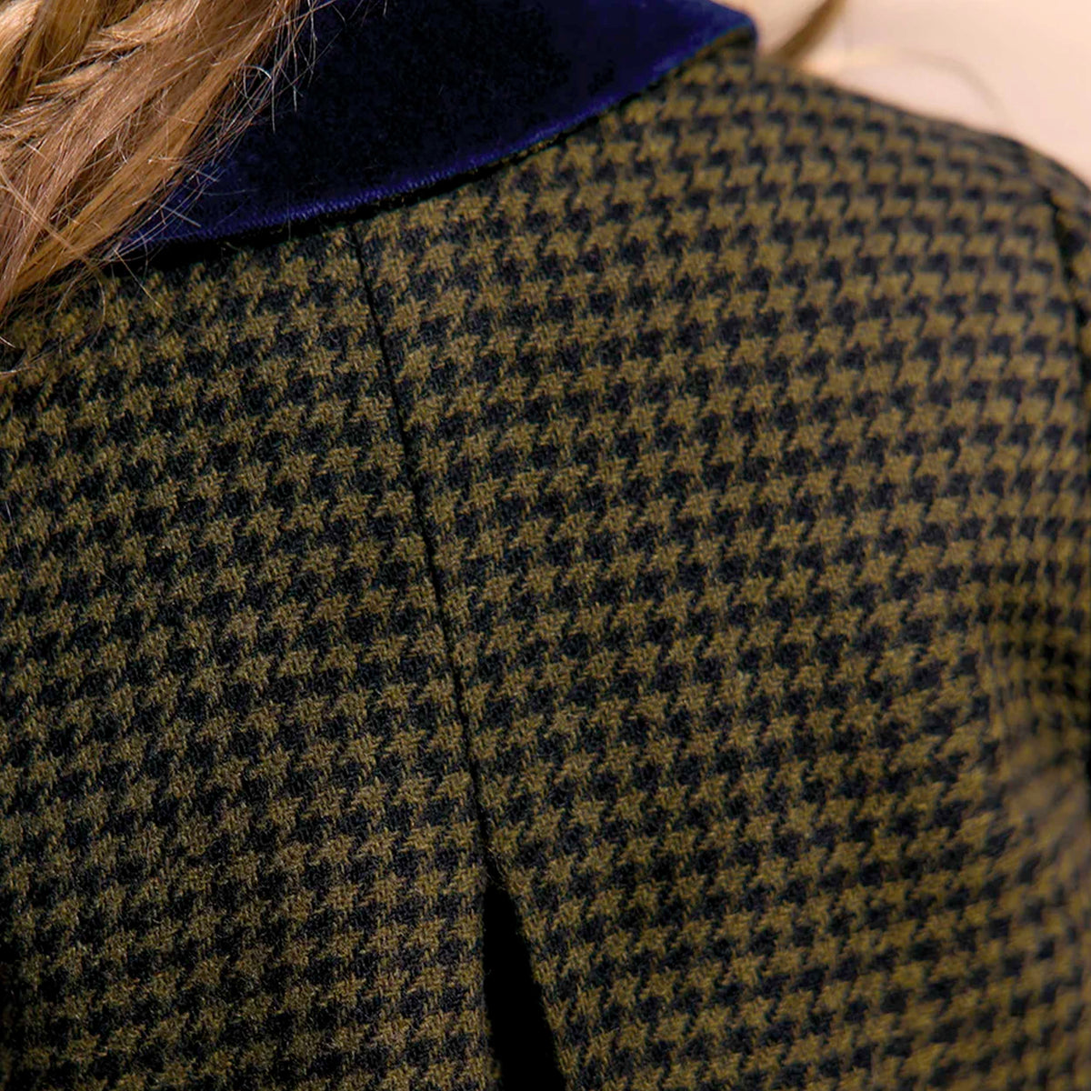 Olivia Motivo Pied de Poule Coat for Girls TARTINE ET CHOCOLAT