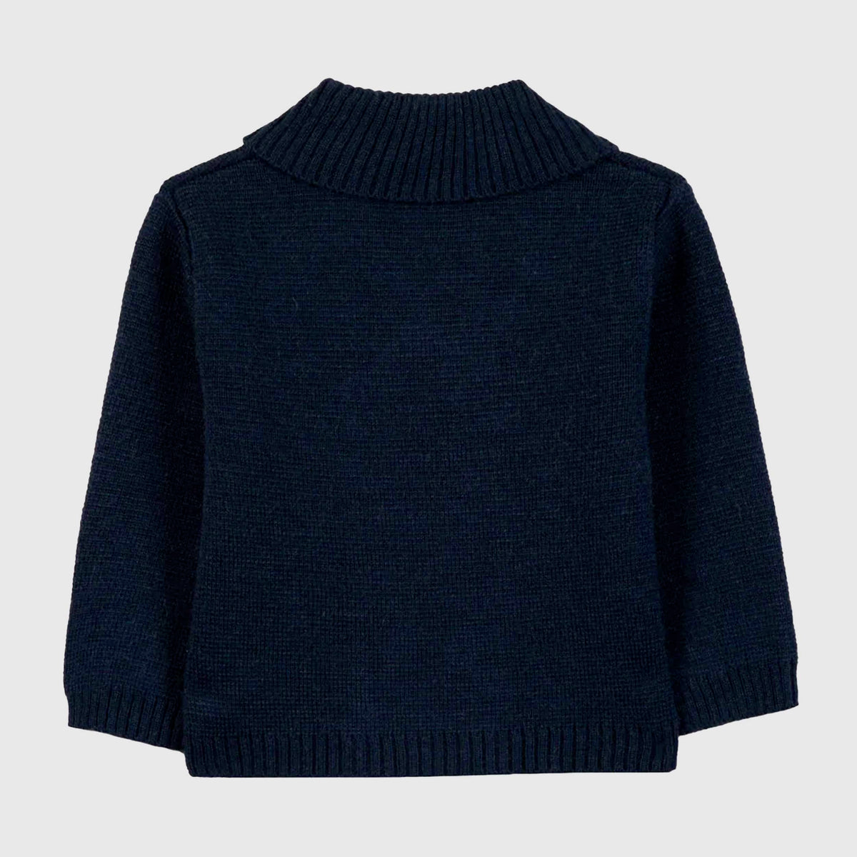 Navy Blue Wool Baby Cardigan TARTINE ET CHOCOLAT