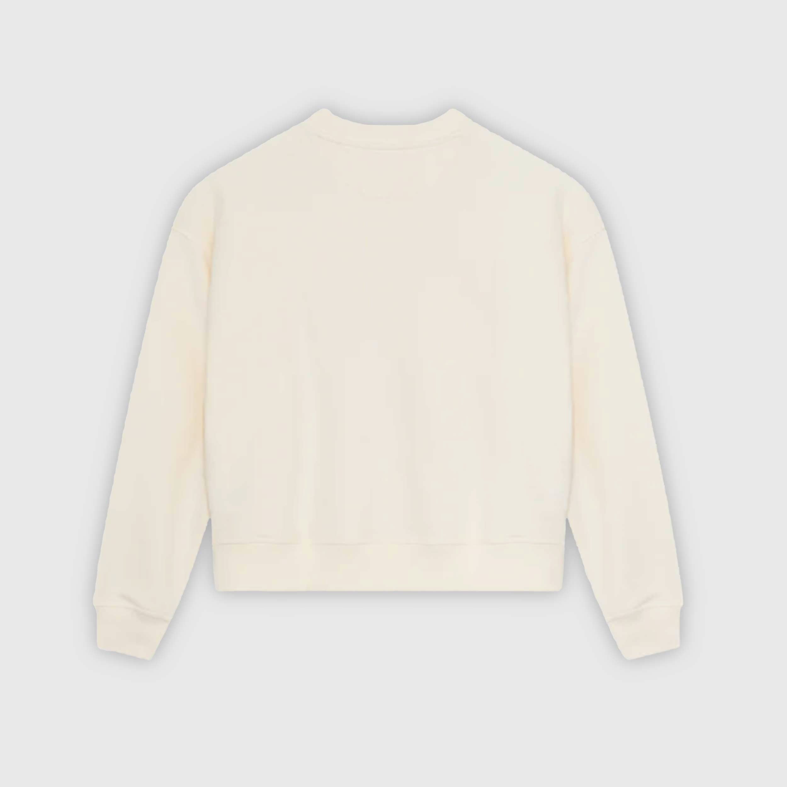 Mazus White Sweatshirt with Logo by THE NEW SOCIETY