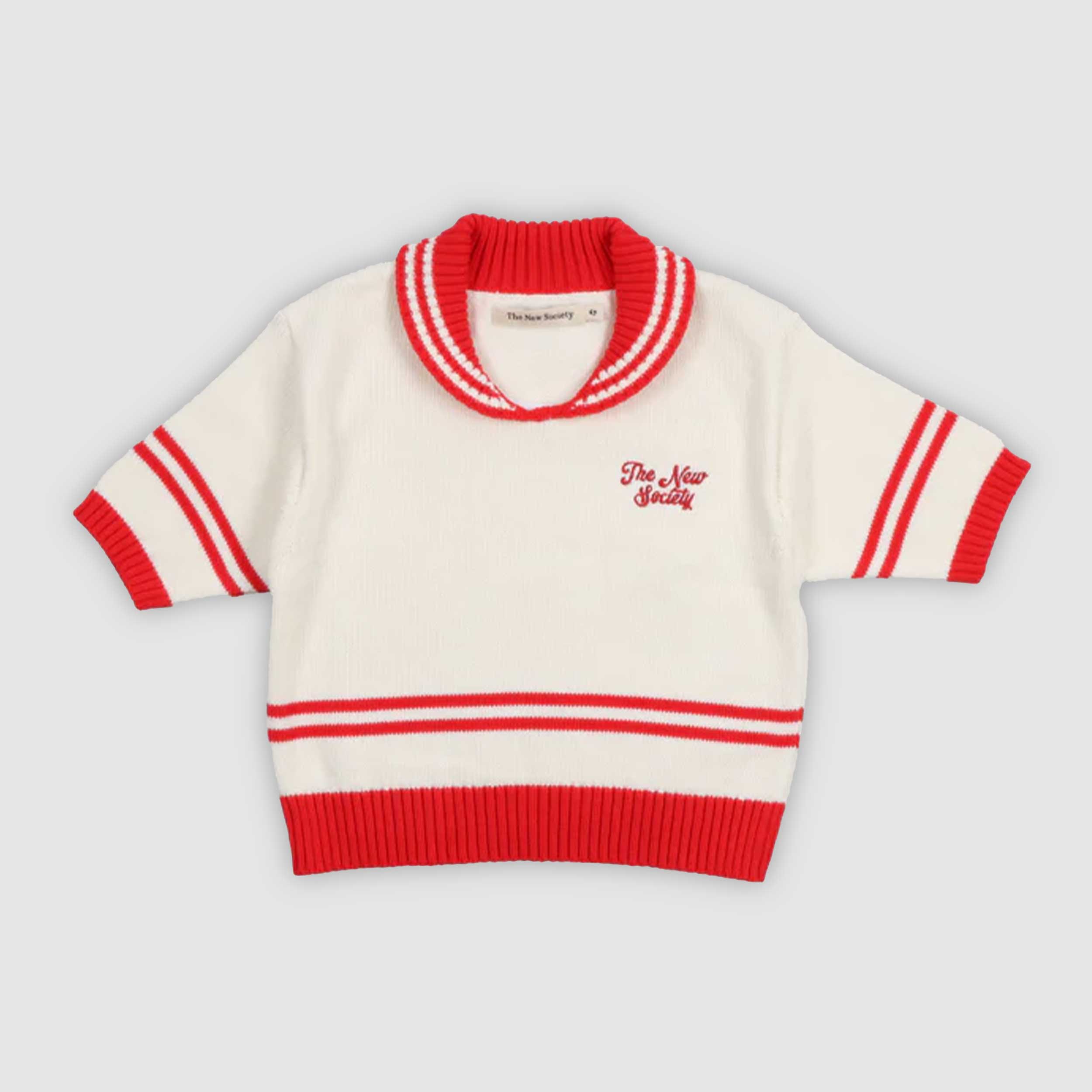 Polo Begonia in Maglia Firmata THE NEW SOCIETY