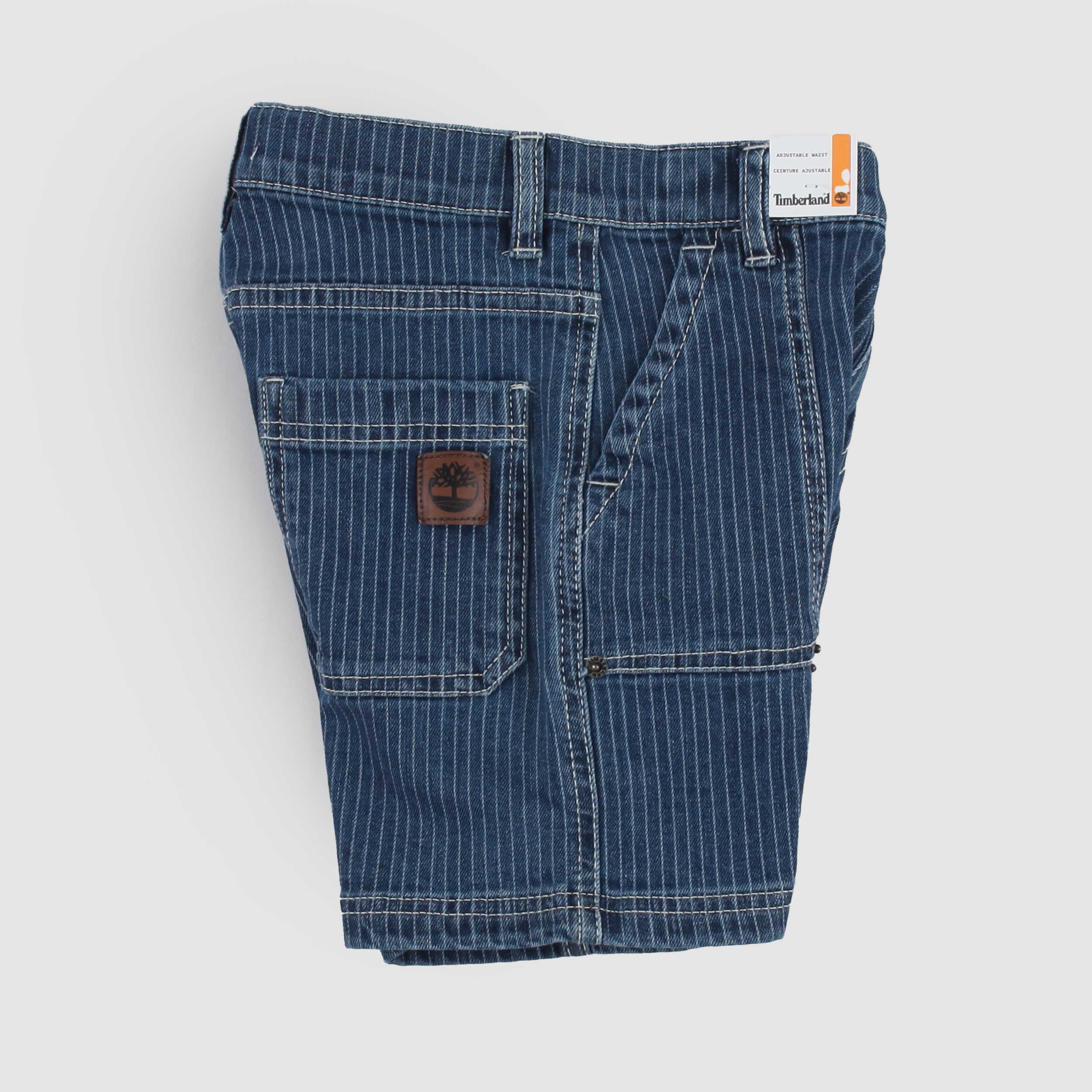 Bermuda Blu con Bottone Metallico Firmato TIMBERLAND