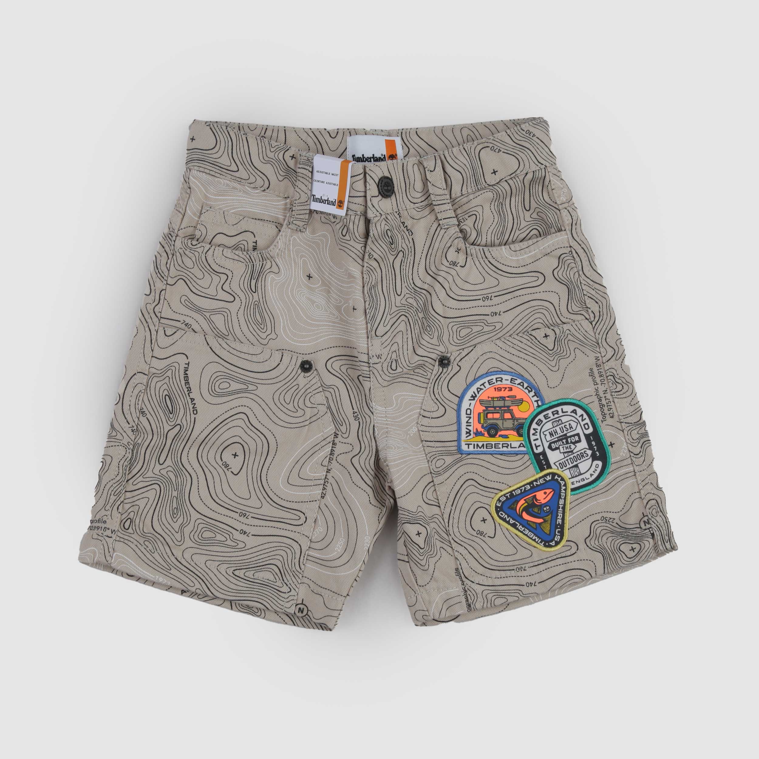 Bermuda Beige e Nero Firmato TIMBERLAND