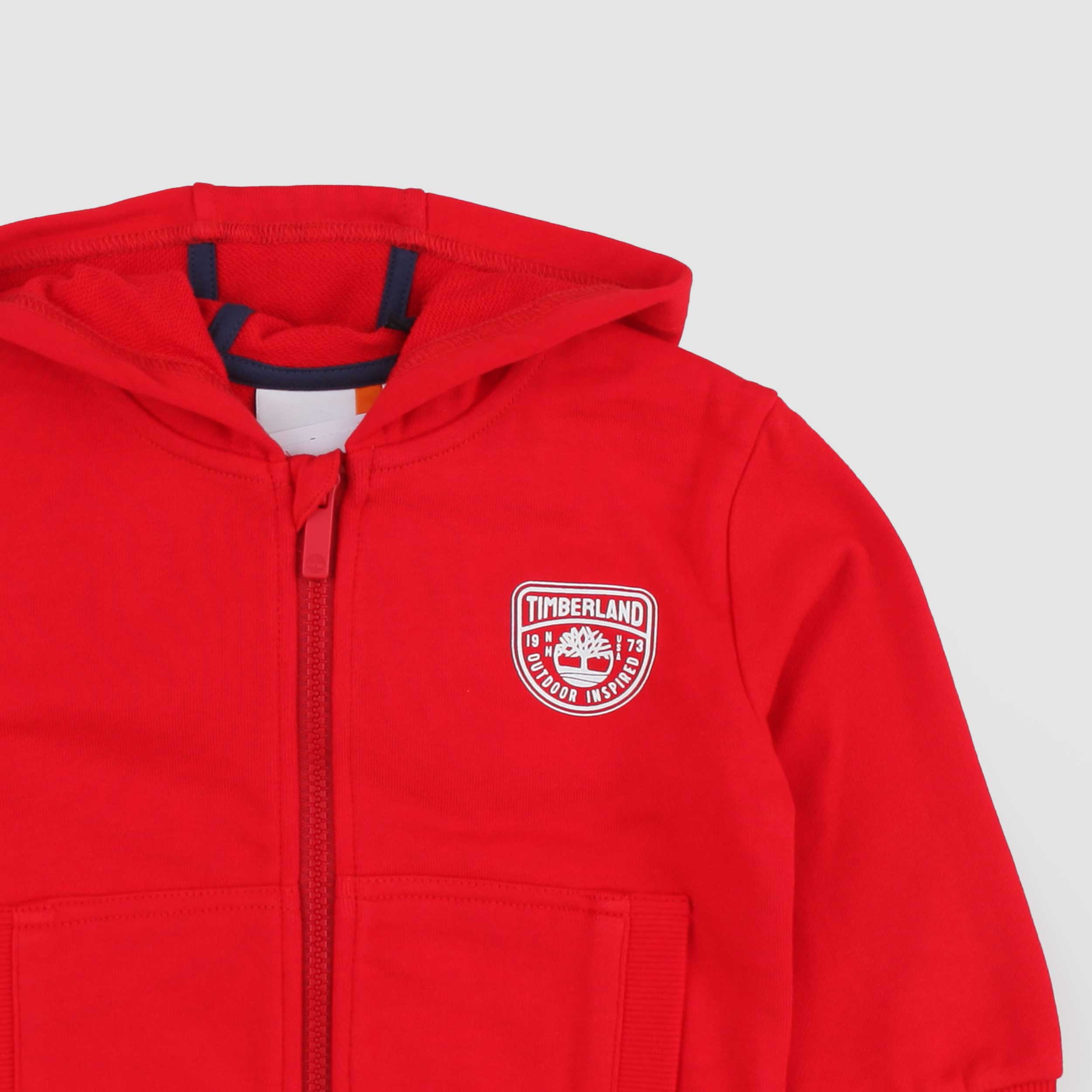 Felpa Rossa con Zip Firmata ZHOE AND TOBIAH