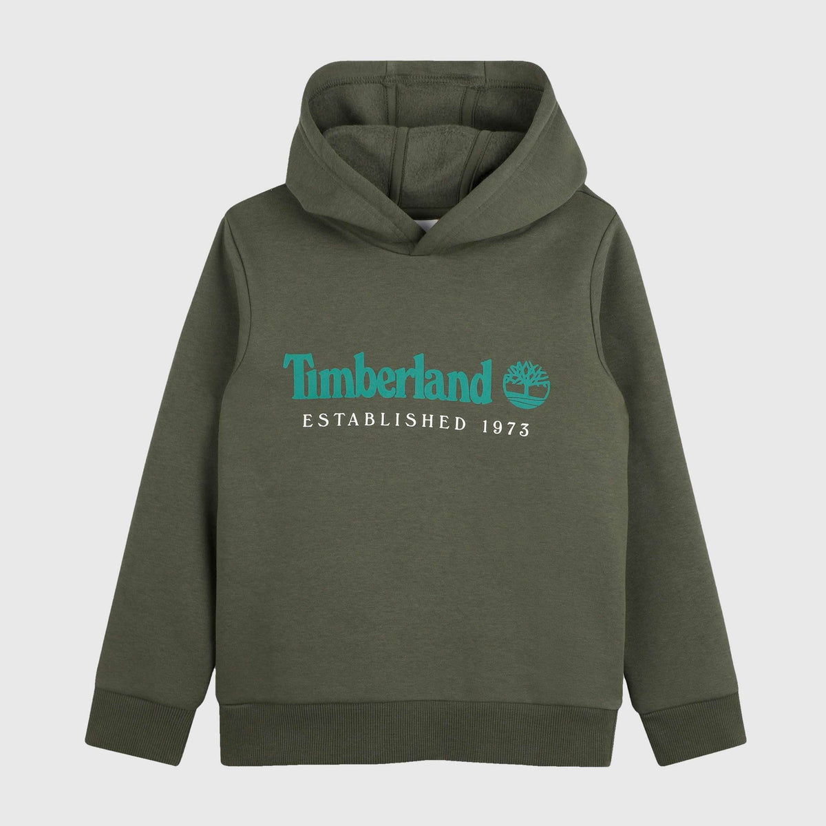 Green Sweatshirt with Front Print by TIMBERLAND