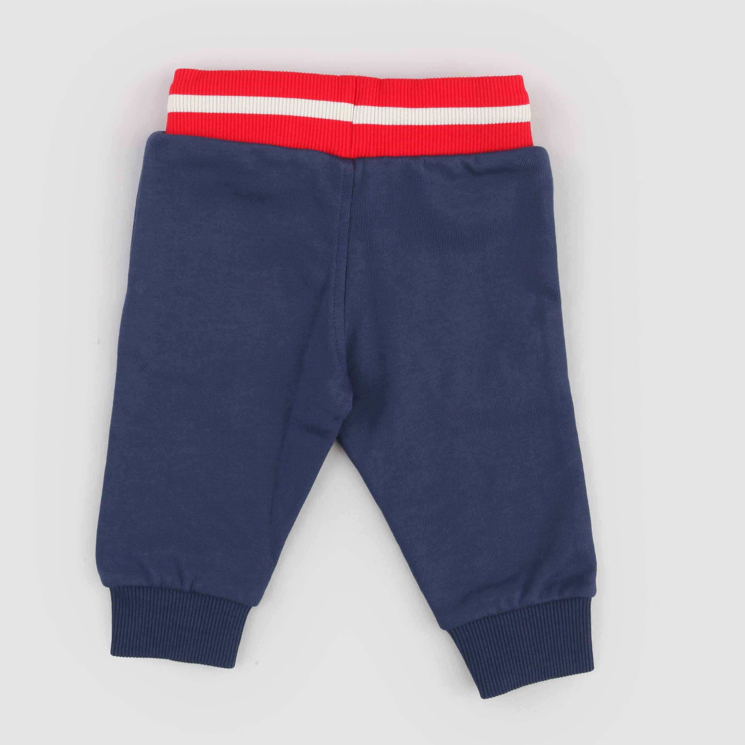 Pantalone Blu con Stemma Bianco Firmato TIMBERLAND