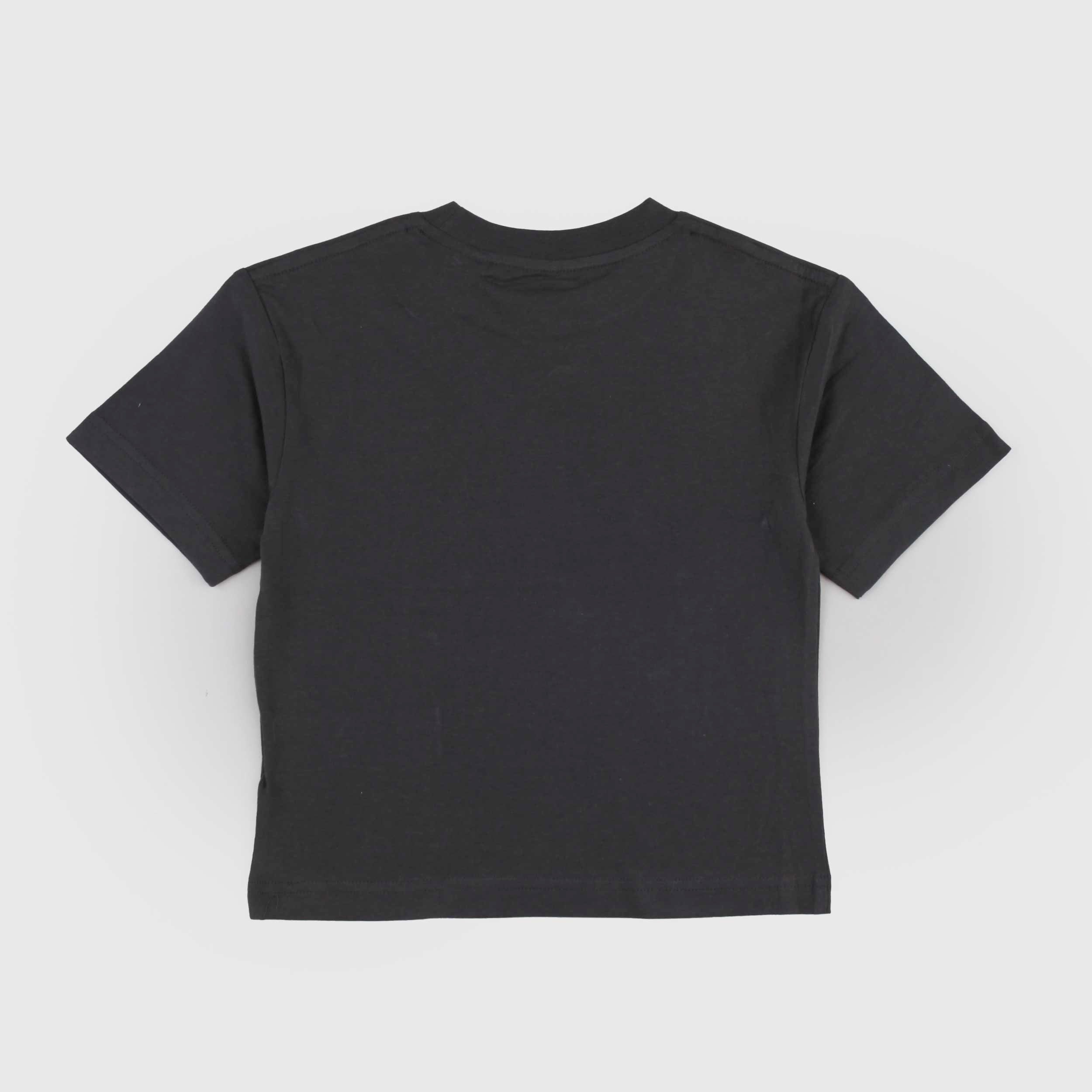T-shirt Grigia con Stampa Bianca Firmata TIMBERLAND