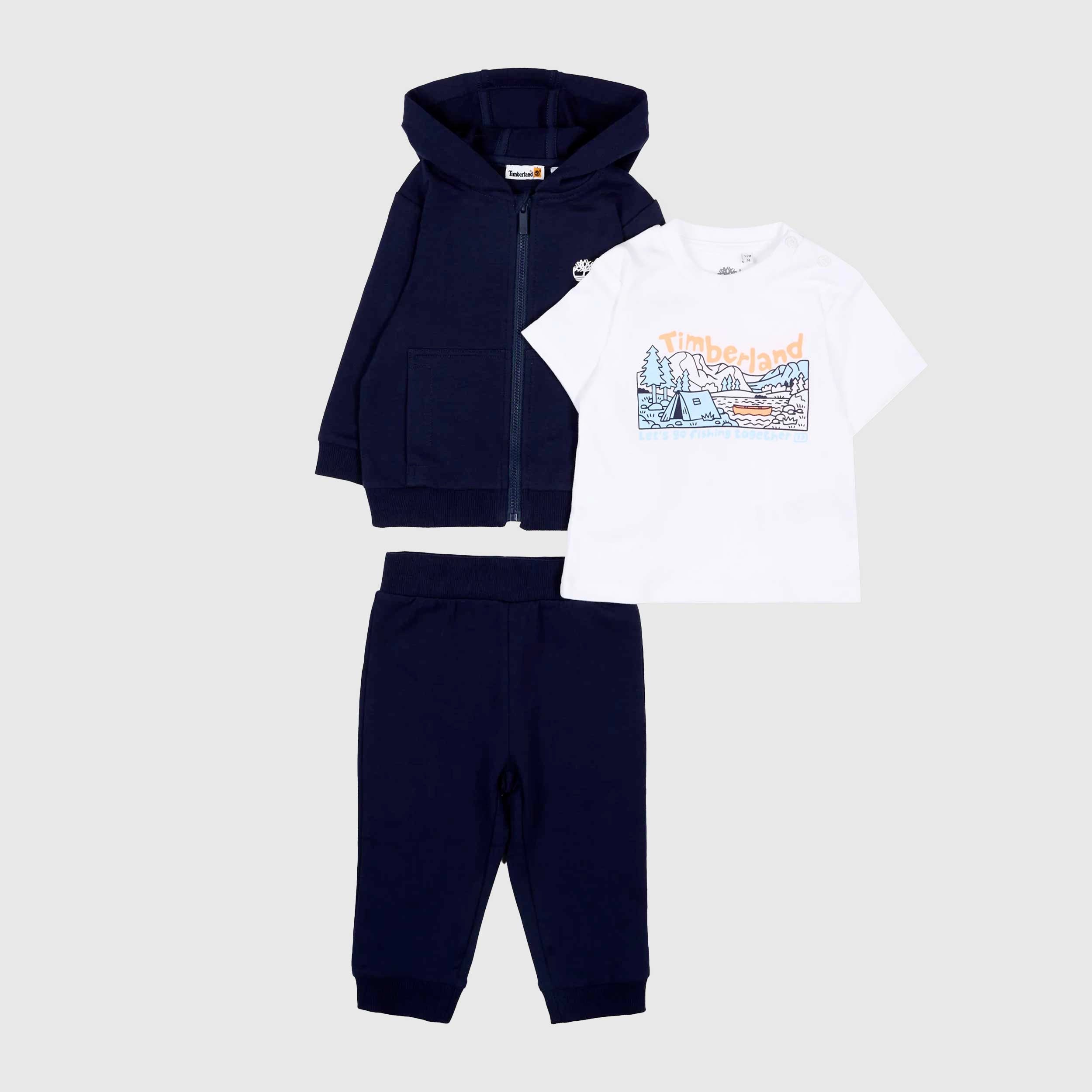 Completo Blu Tre Pezzi Firmato TIMBERLAND